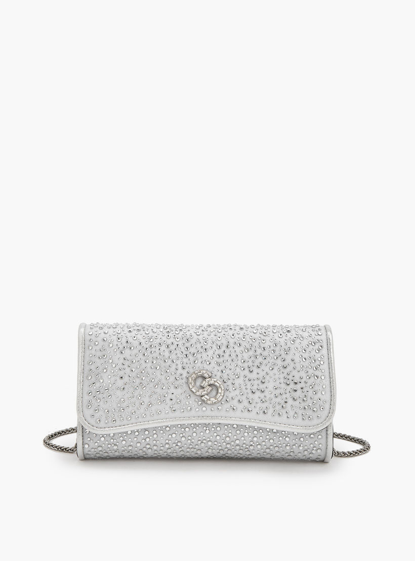شنطة كروسبودي مزينة بحزام سلسلة قابل للفصل من سيليست-women-bagsandwallets-handbags-image-1