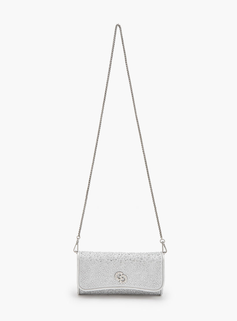 شنطة كروسبودي مزينة بحزام سلسلة قابل للفصل من سيليست-women-bagsandwallets-handbags-image-3