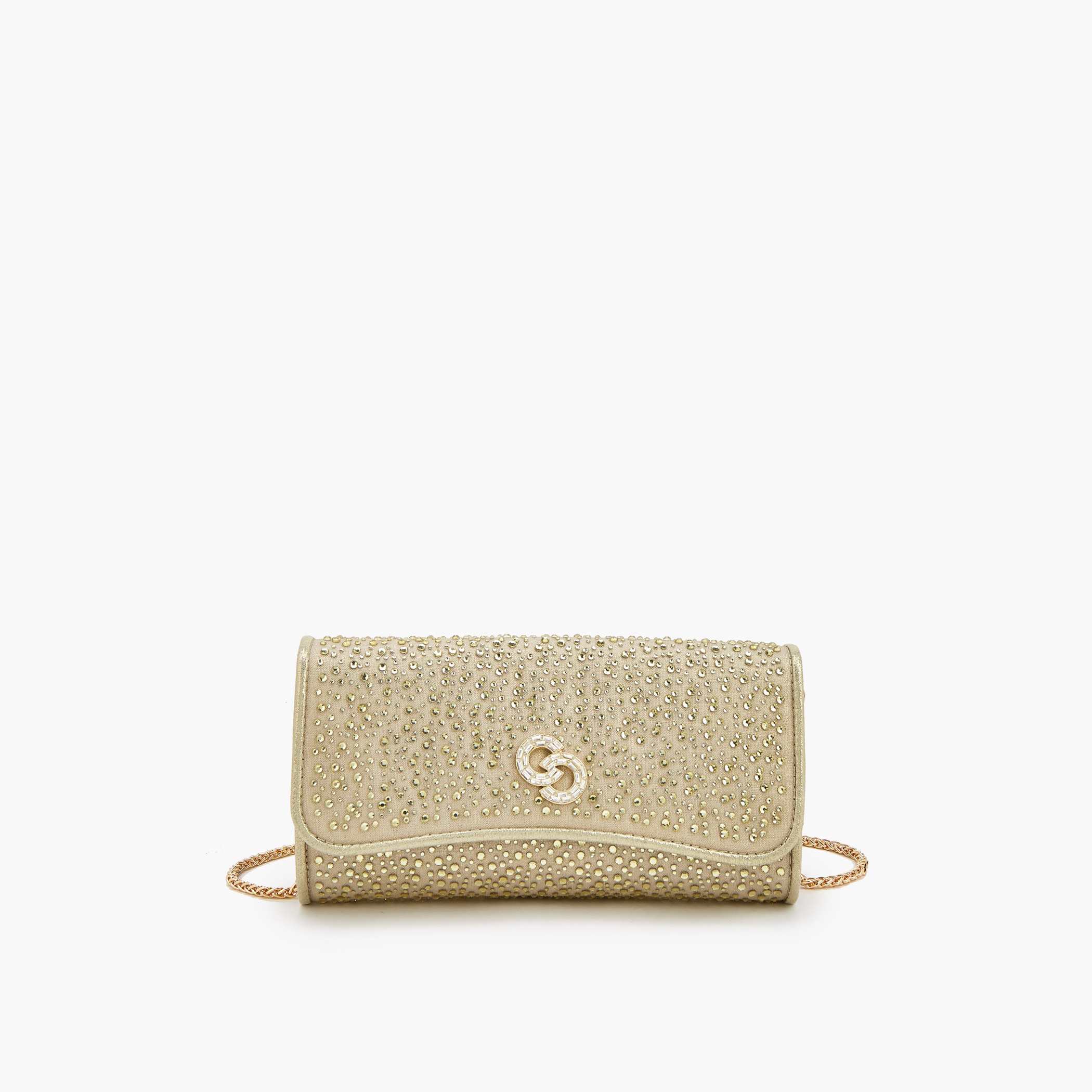 شنطة كروسبودي مزينة بحزام سلسلة قابل للفصل من سيليست-women-bagsandwallets-handbags-image-1