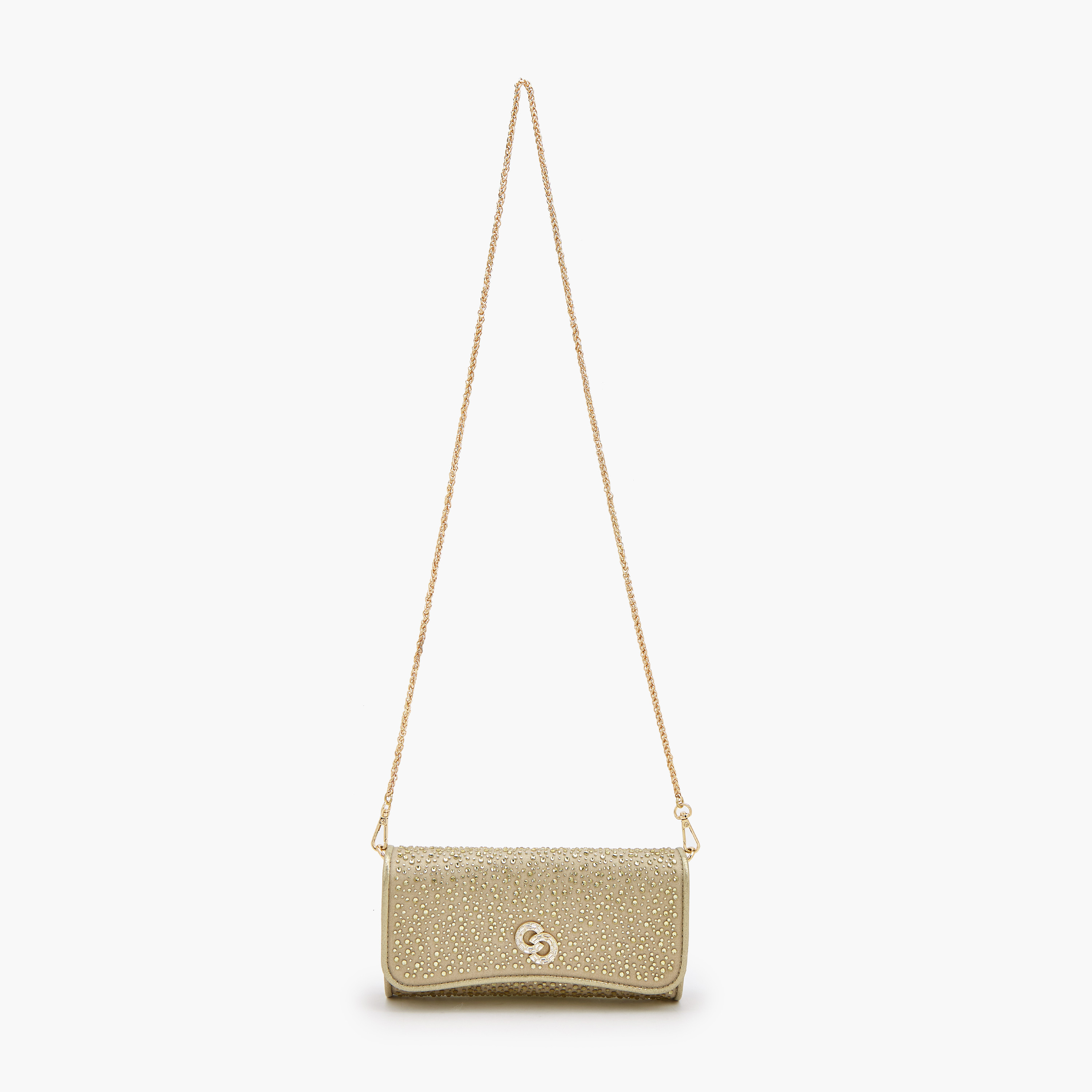 شنطة كروسبودي مزينة بحزام سلسلة قابل للفصل من سيليست-women-bagsandwallets-handbags-image-3