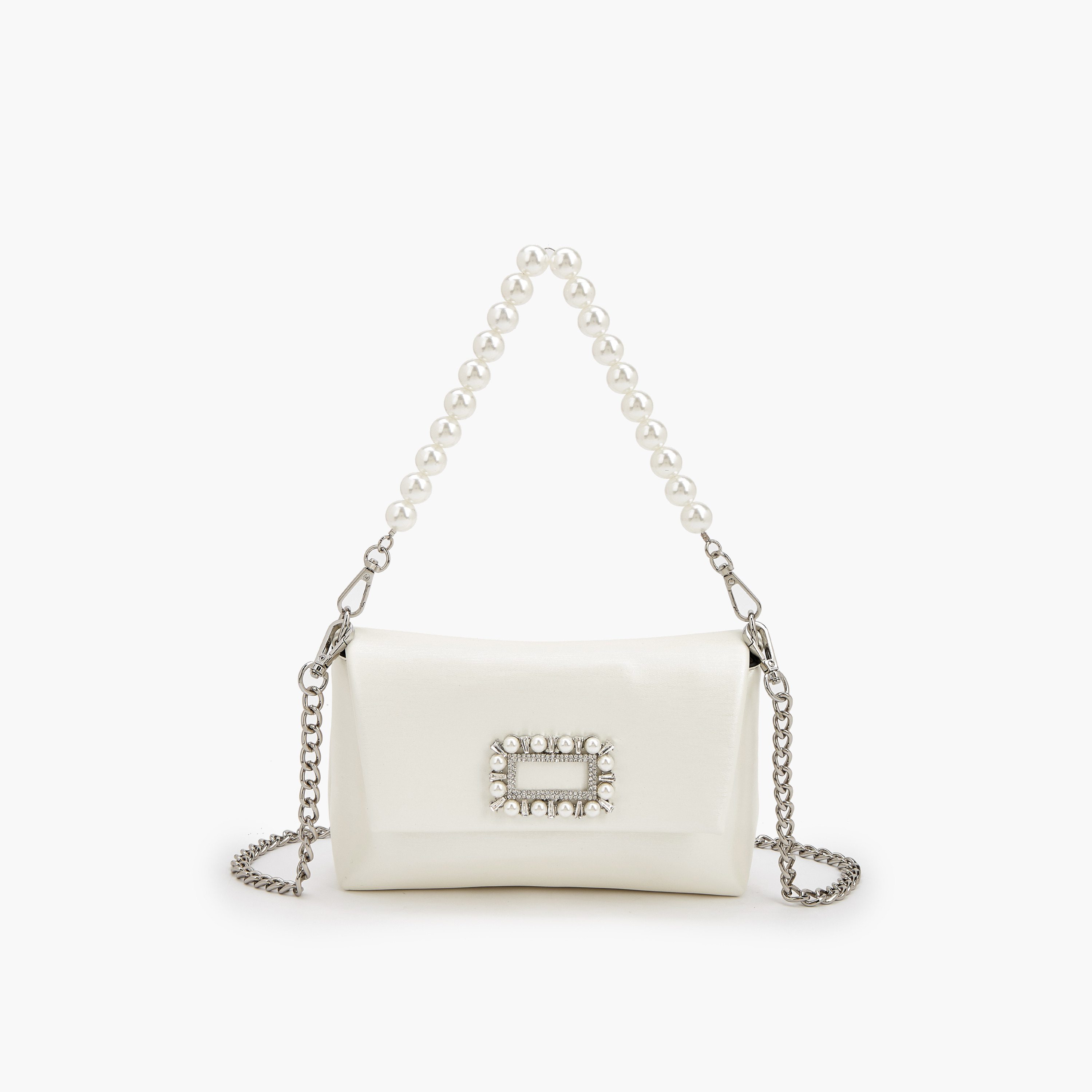 شنطة كروس بودي مزينة باللؤلؤ مع حزام سلسلة من سيليست-women-bagsandwallets-handbags-image-1