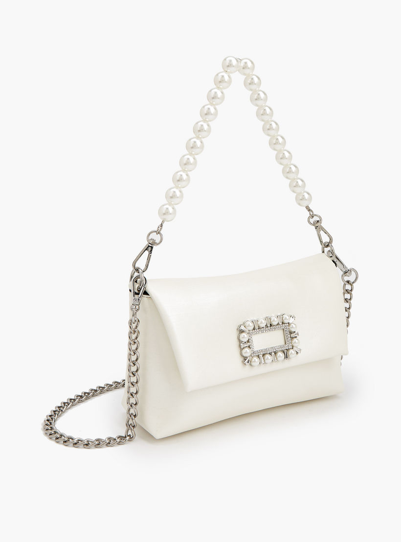 شنطة كروس بودي مزينة باللؤلؤ مع حزام سلسلة من سيليست-women-bagsandwallets-handbags-image-5