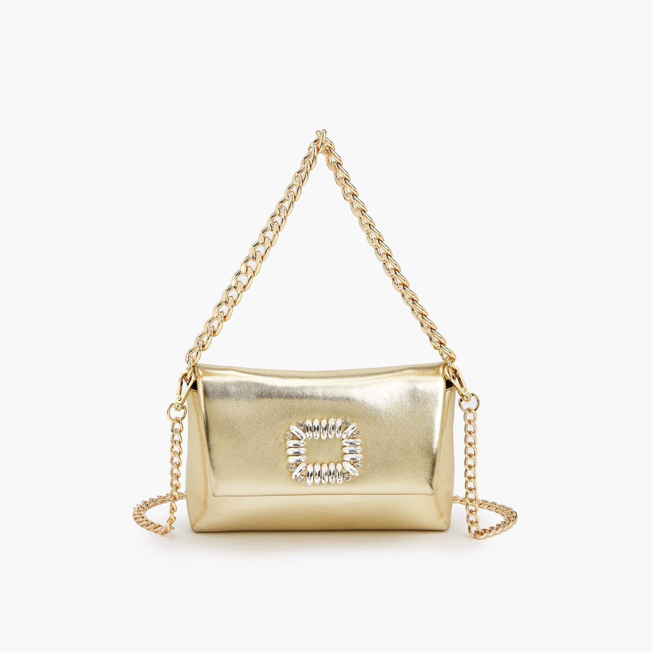 Celeste Stone Embellished Crossbody Bag with Chain Strap-women-bagsandwallets-handbags-image-1