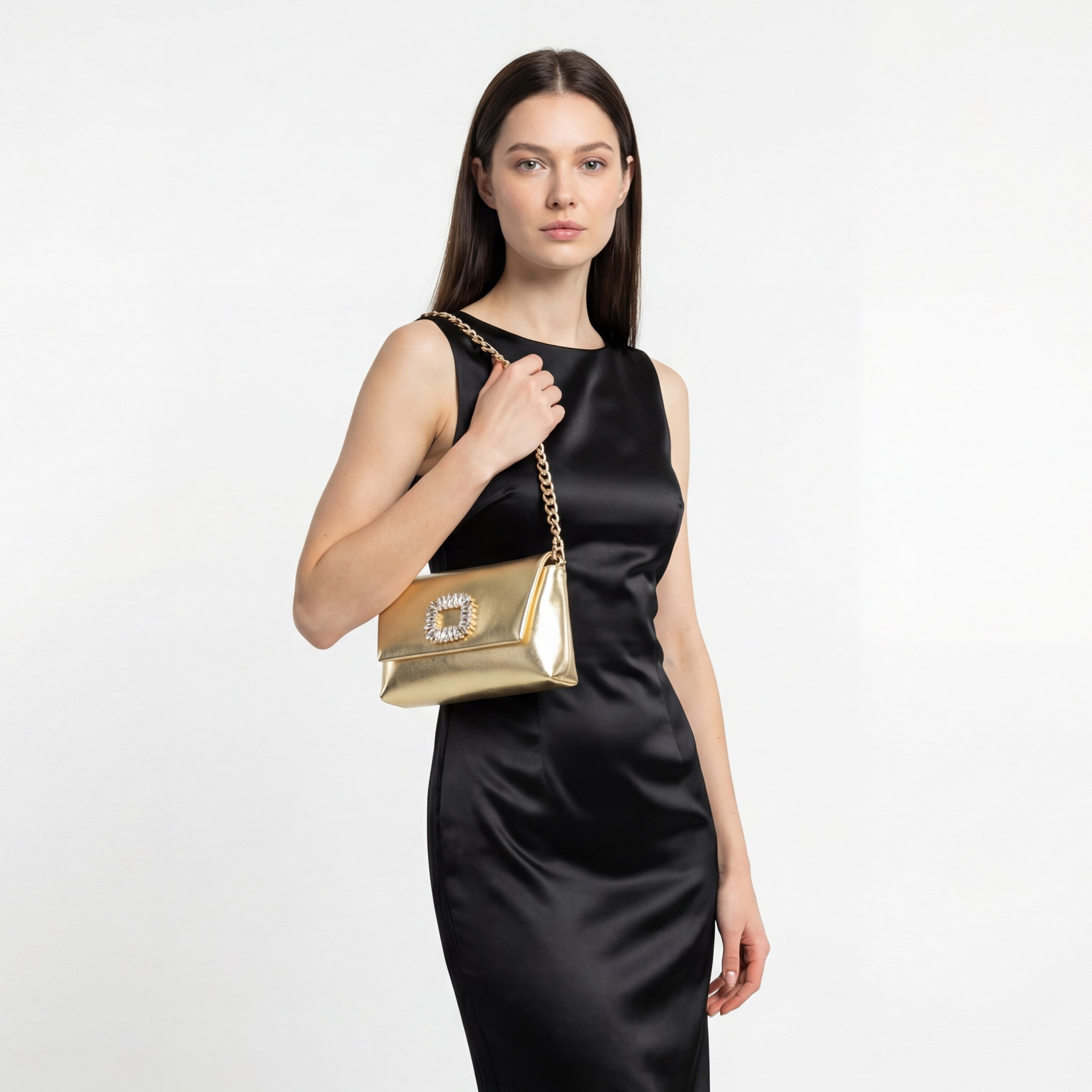 Celeste Stone Embellished Crossbody Bag with Chain Strap-women-bagsandwallets-handbags-image-2