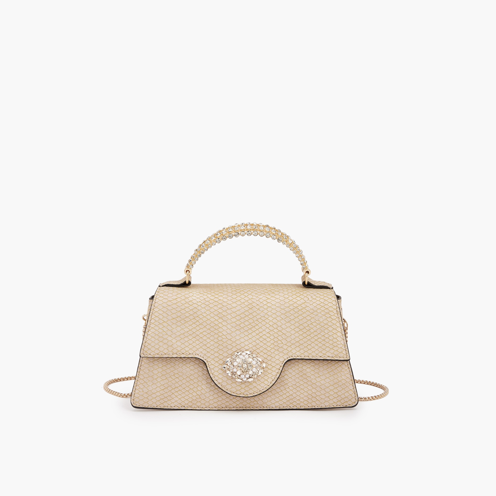 شنطة ساتشيل مزينة بحجر وبحزام سلسلة من سيليست-women-bagsandwallets-handbags-image-1