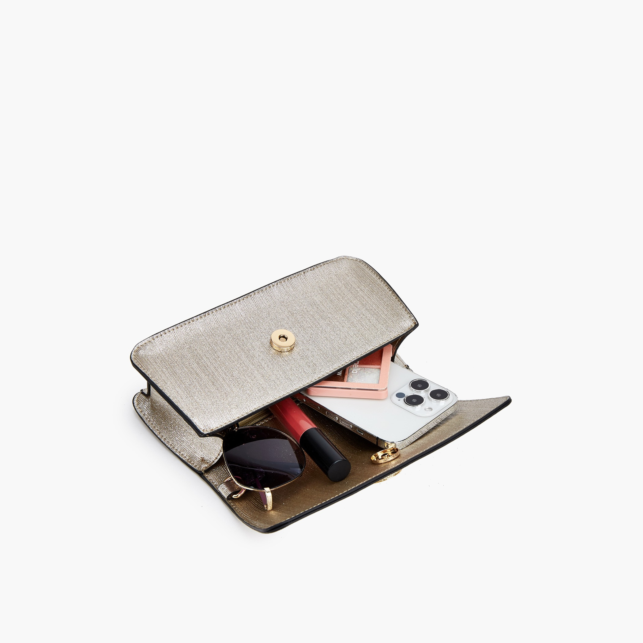 Celeste Textured Crossbody Bag with Detachable Chain Strap-women-bagsandwallets-handbags-image-8