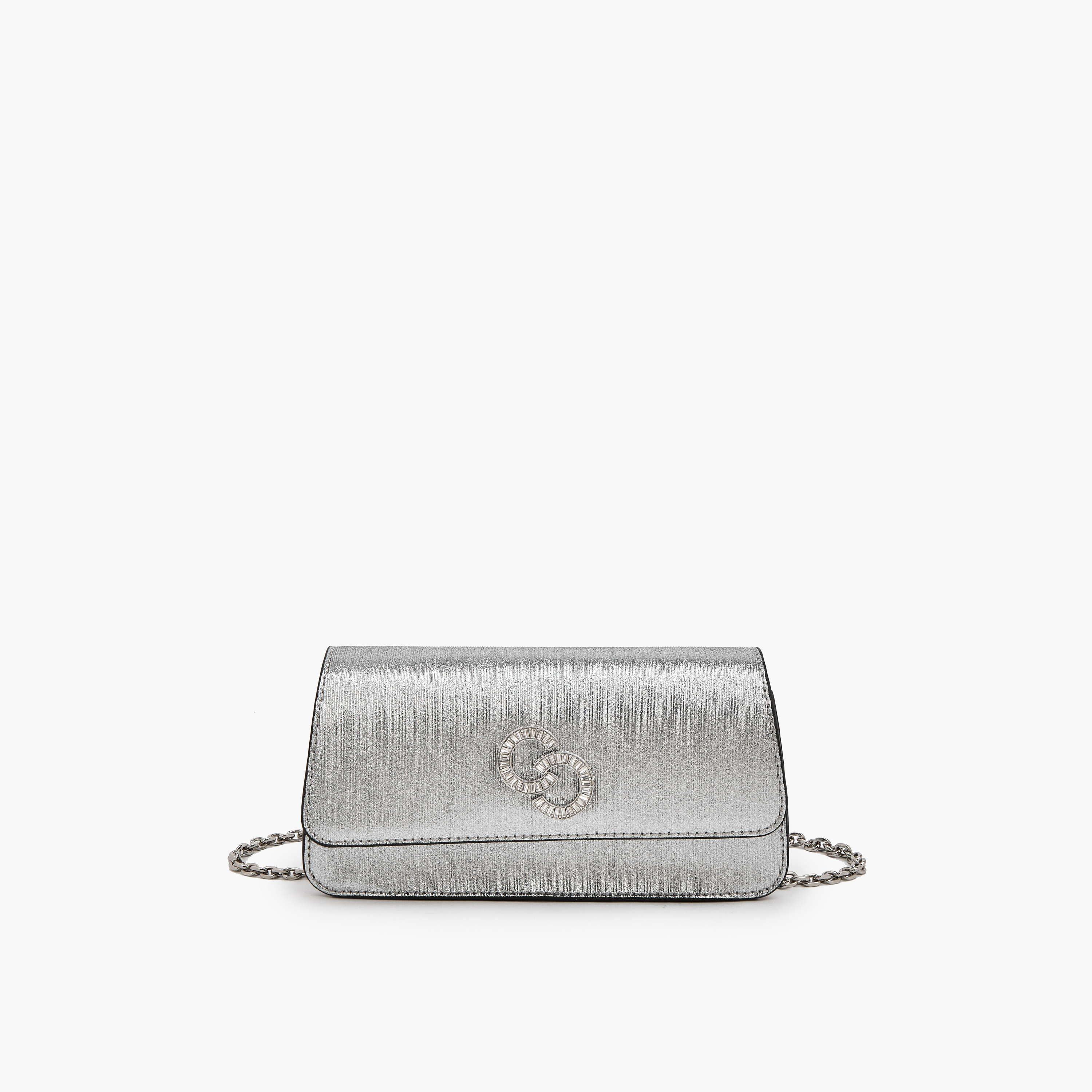 شنطة كروس بودي بارزة الملمس بحزام سلسلة قابل للفصل من سيليست-women-bagsandwallets-handbags-image-1