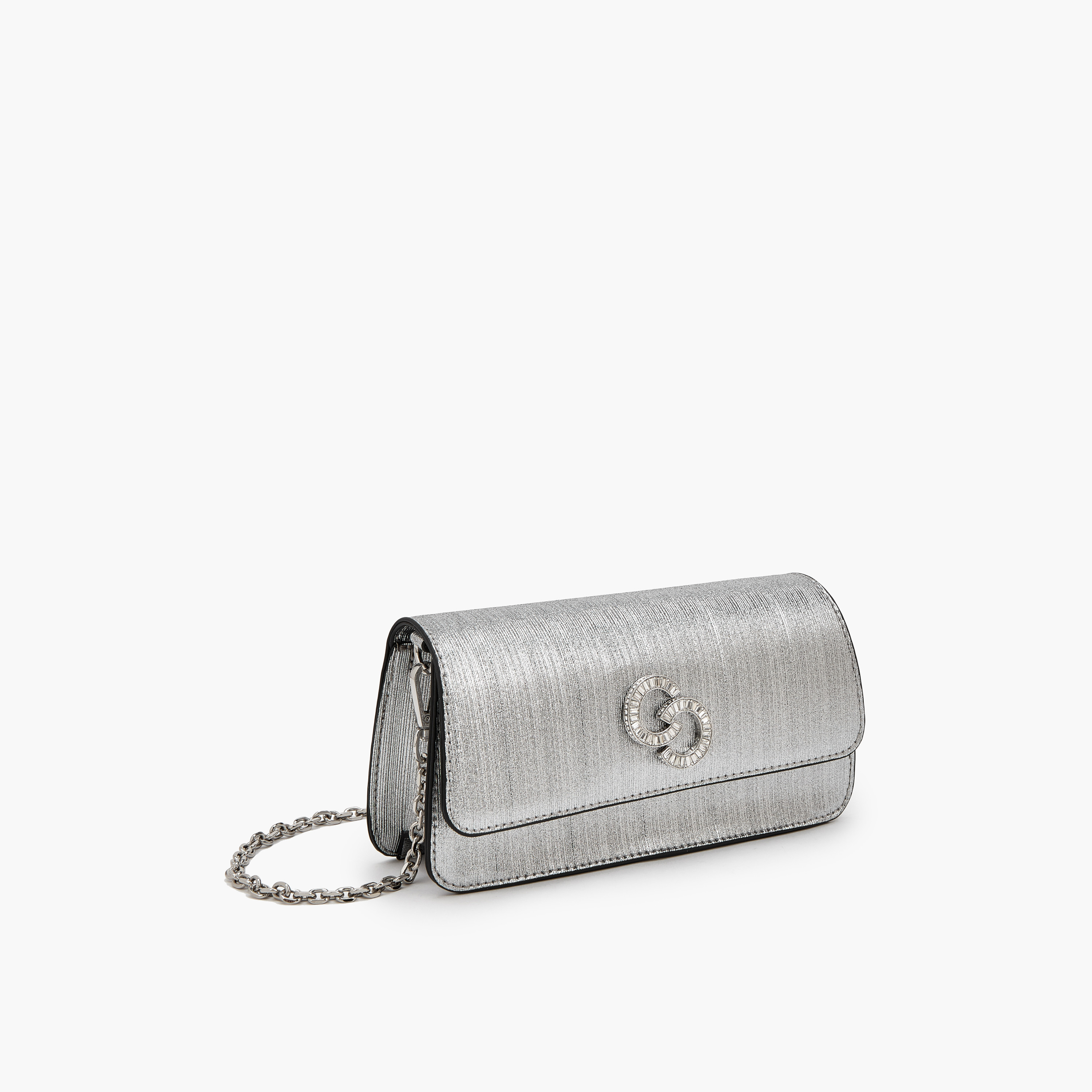 شنطة كروس بودي بارزة الملمس بحزام سلسلة قابل للفصل من سيليست-women-bagsandwallets-handbags-image-3