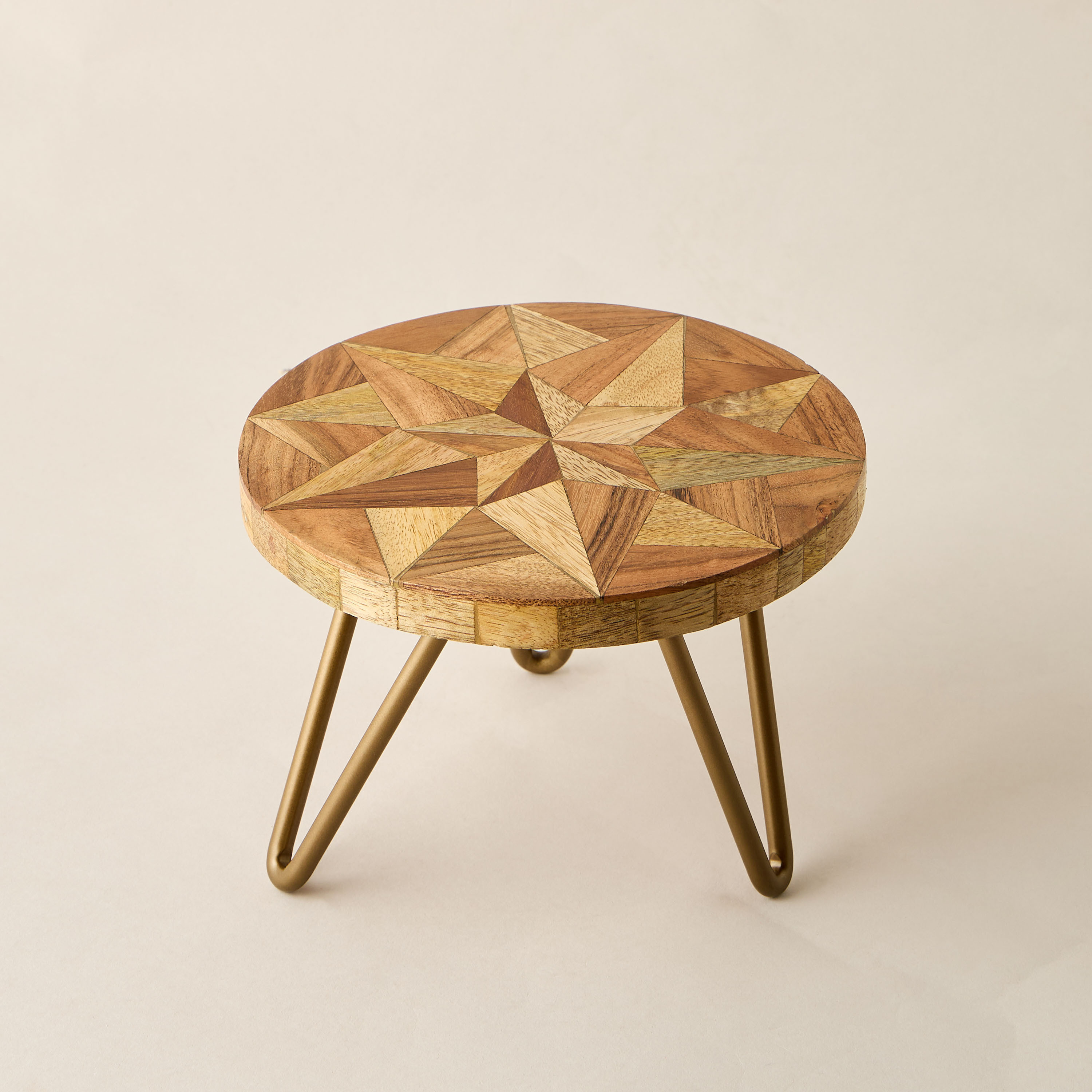 Geometric Textured Top Plant Stand - 20x20 cms-household-gardenandoutdoor-trellisandstands-plantstands-image-4