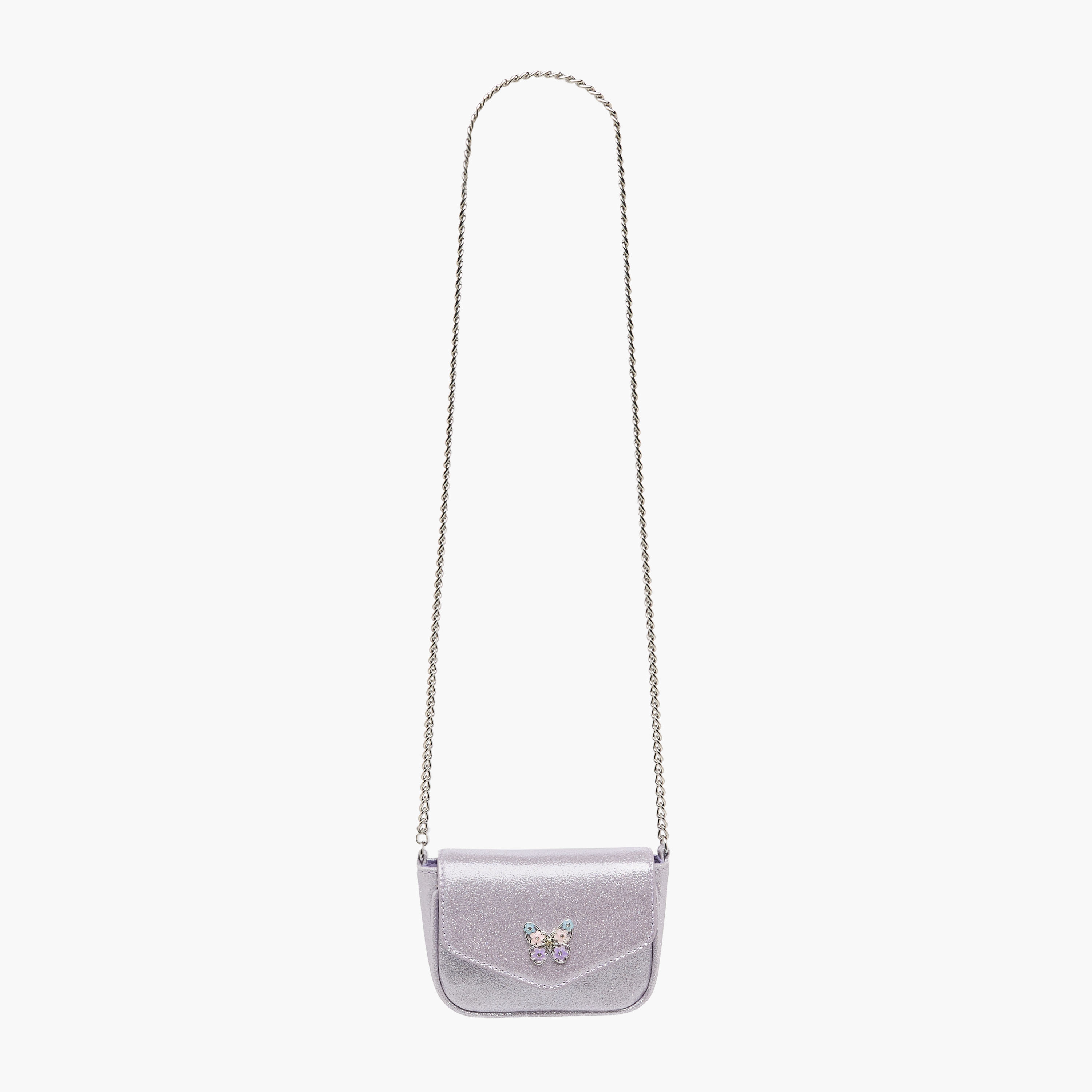 Celeste Butterfly Embellished Crossbody Bag with Chain Strap-girls-accessories-bags-image-3