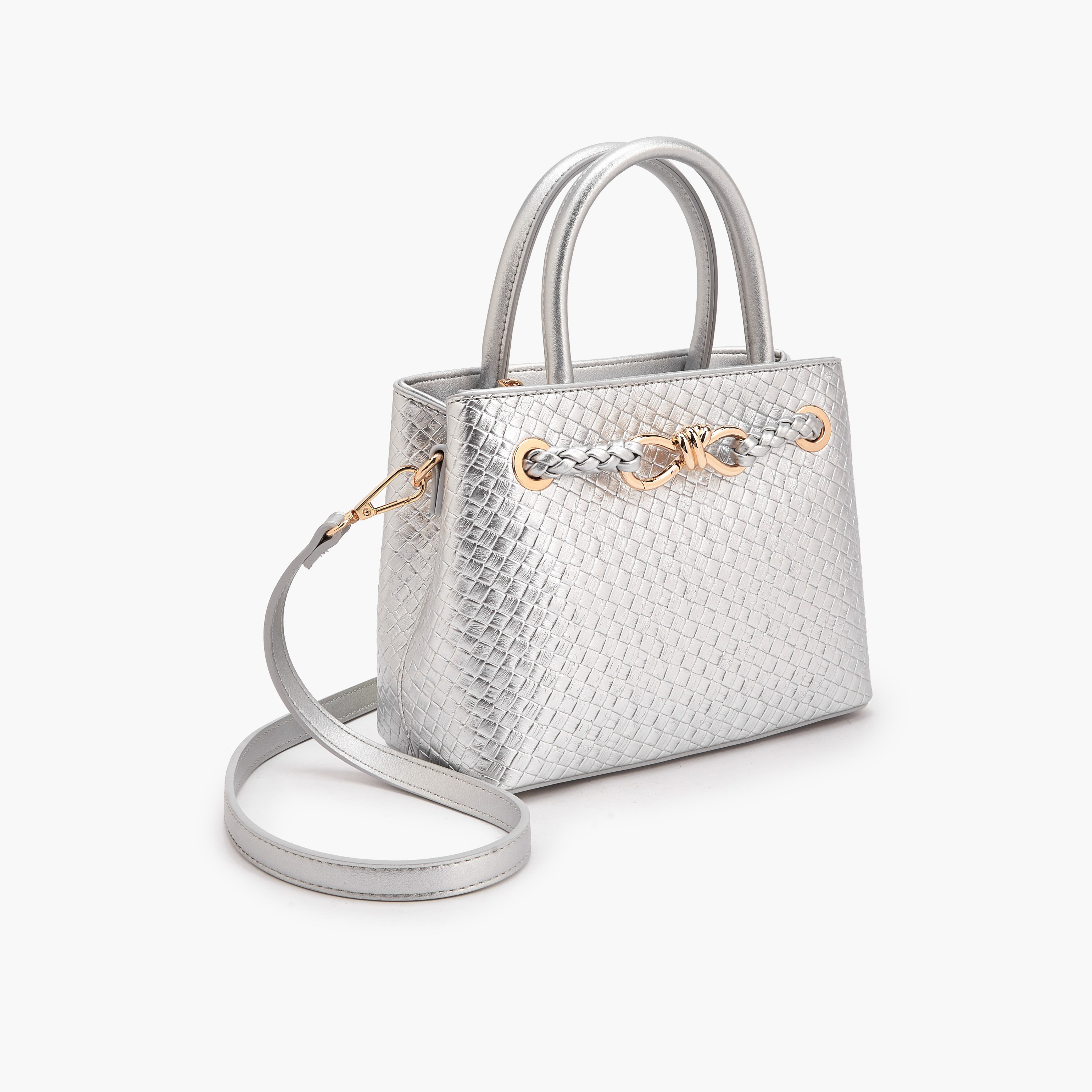 شنطة توتي منسوجة بحزام قابل للفصل من لو كونفورت-women-bagsandwallets-handbags-image-3