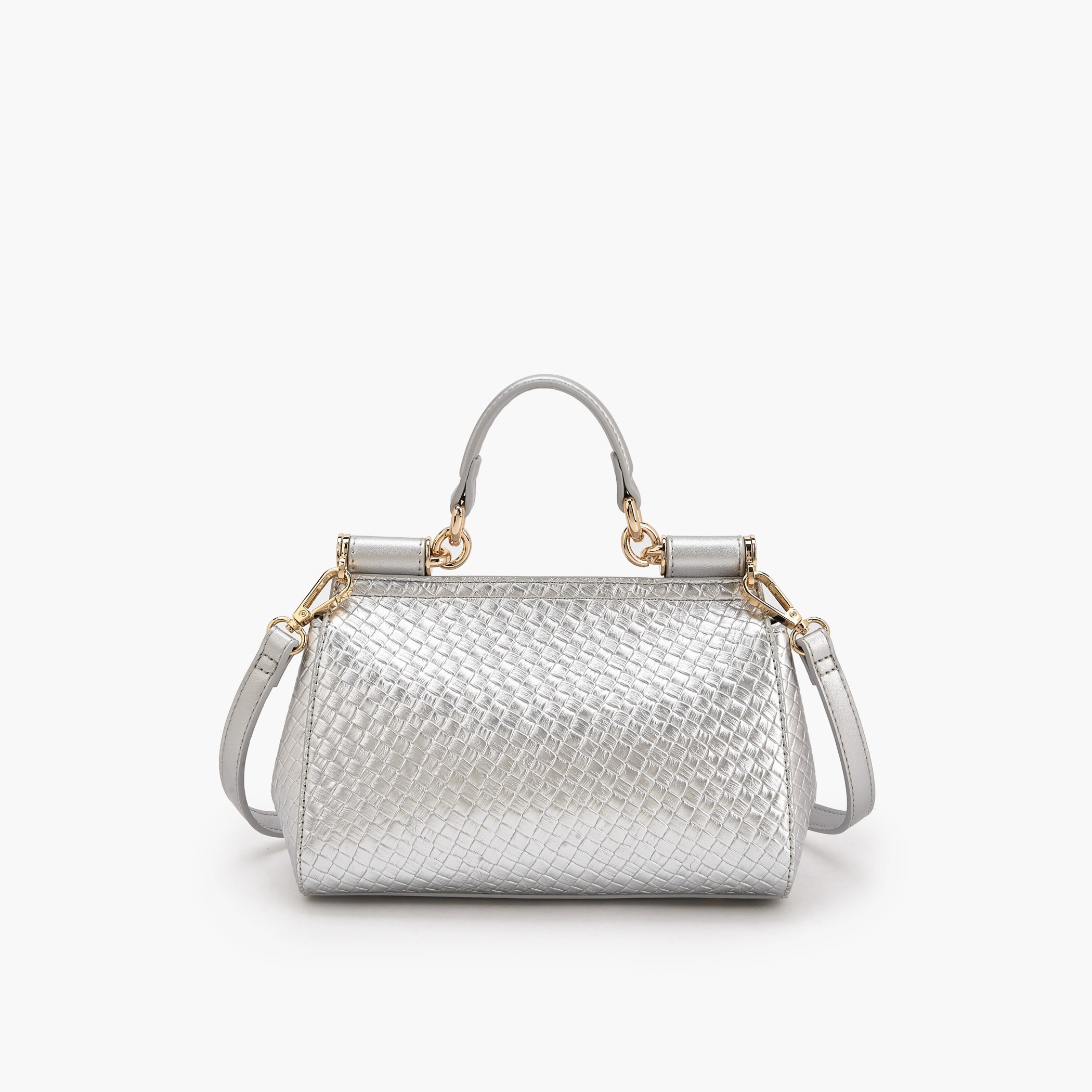 Le Confort Weave Textured Satchel Bag with Detachable Strap-women-bagsandwallets-handbags-image-5