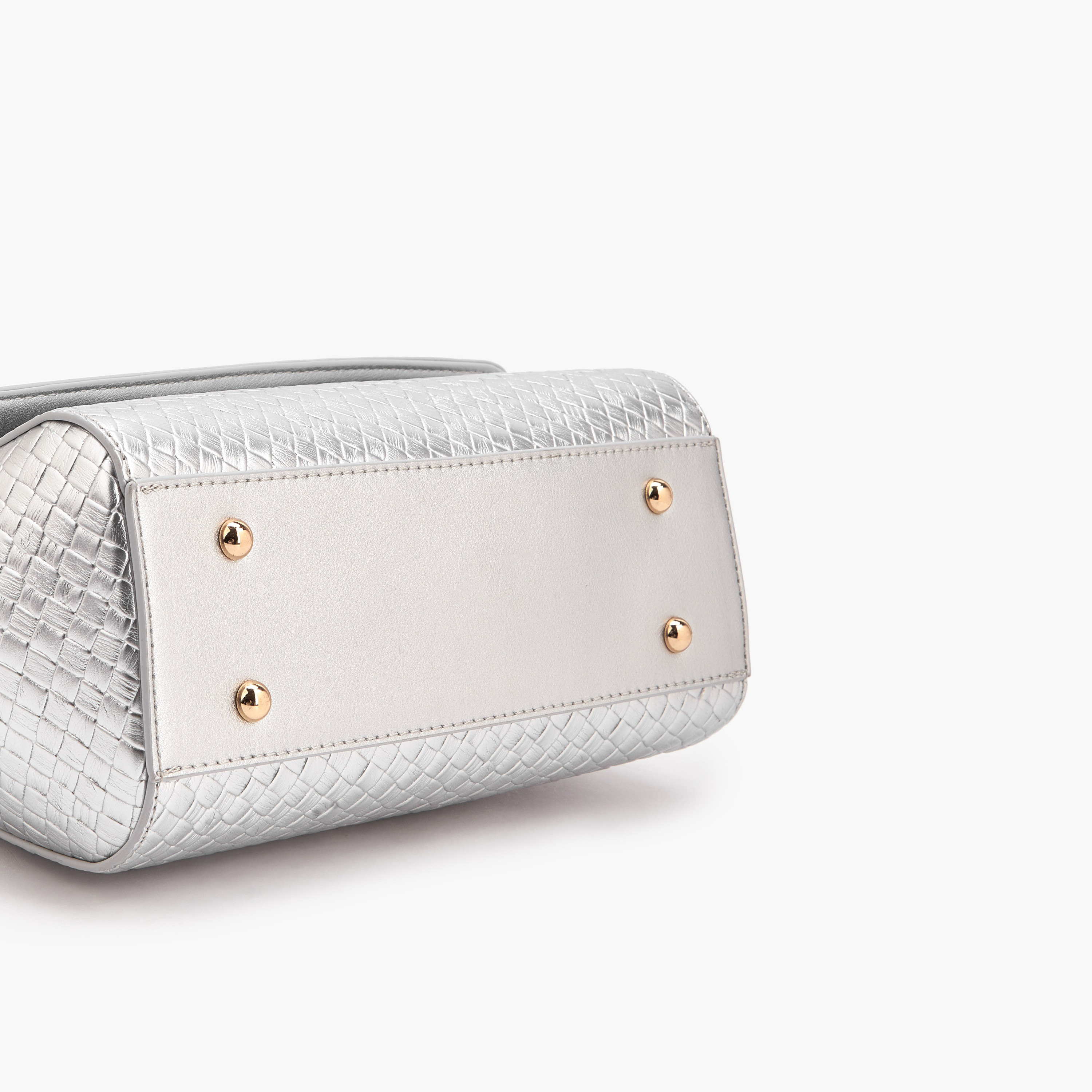 Le Confort Weave Textured Satchel Bag with Detachable Strap-women-bagsandwallets-handbags-image-6