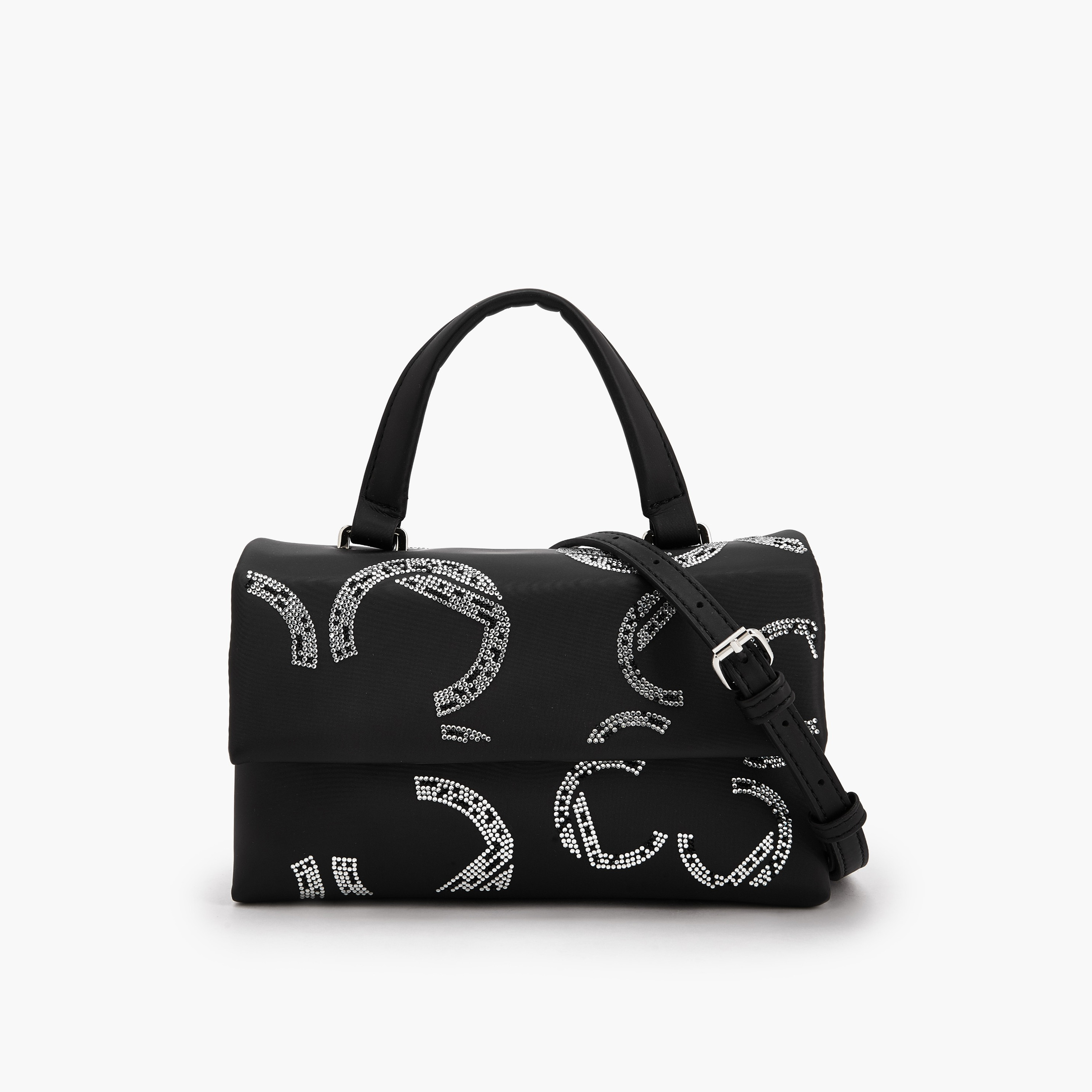 Le Confort Embellished Satchel Bag with Detachable Strap-women-bagsandwallets-handbags-image-1