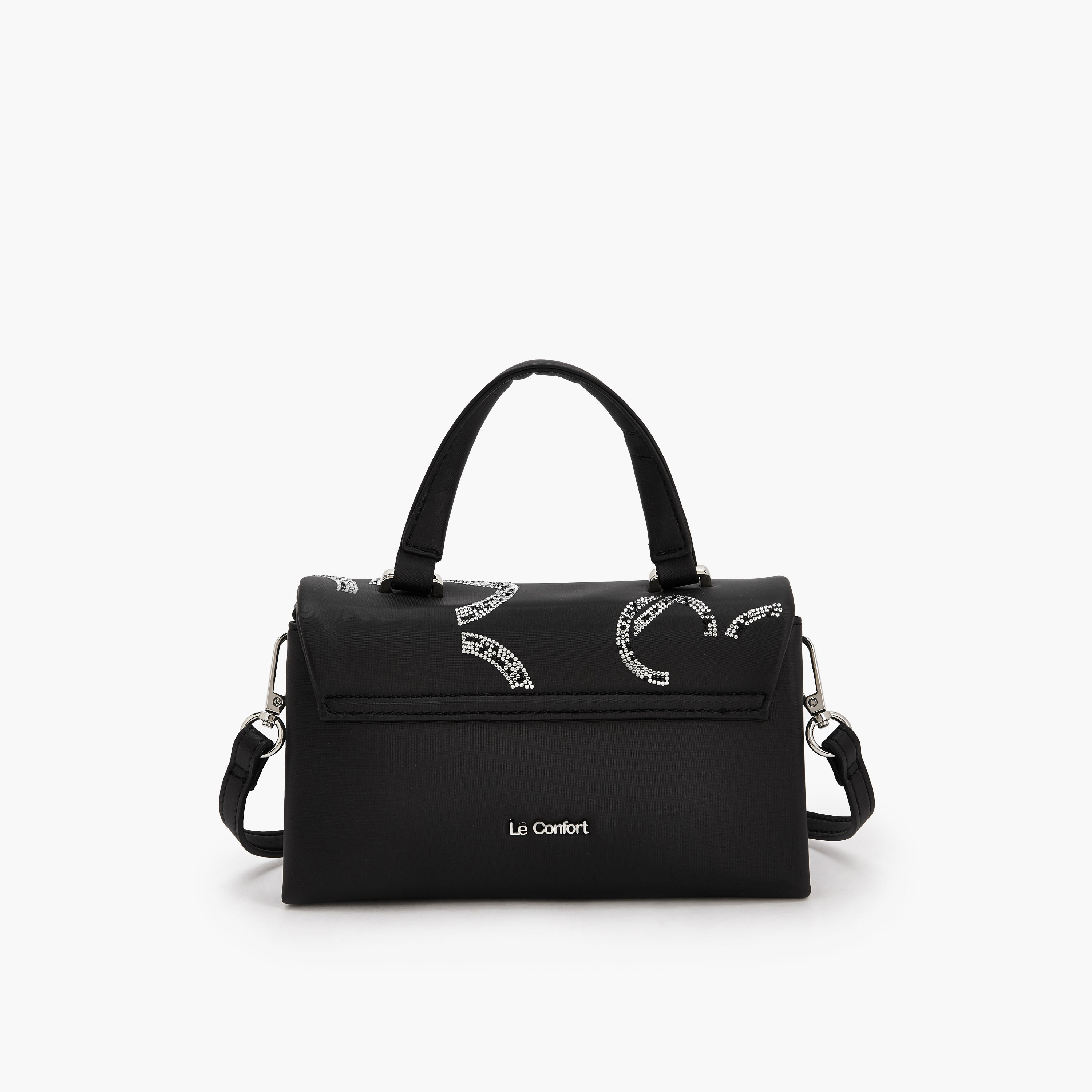 Le Confort Embellished Satchel Bag with Detachable Strap-women-bagsandwallets-handbags-image-5