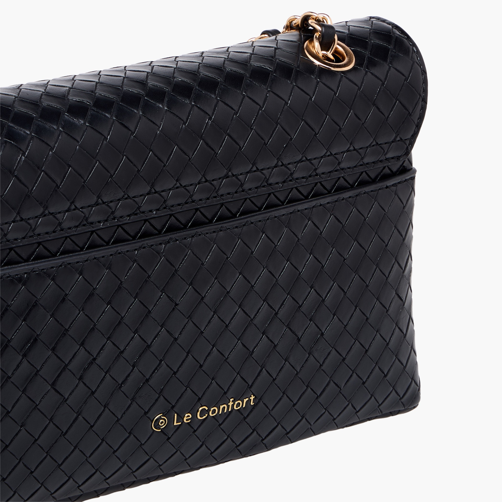 شنطة كروس بودي منسوجة بارزة الملمس بحزام سلسلة من لو كونفورت-women-bagsandwallets-handbags-image-7
