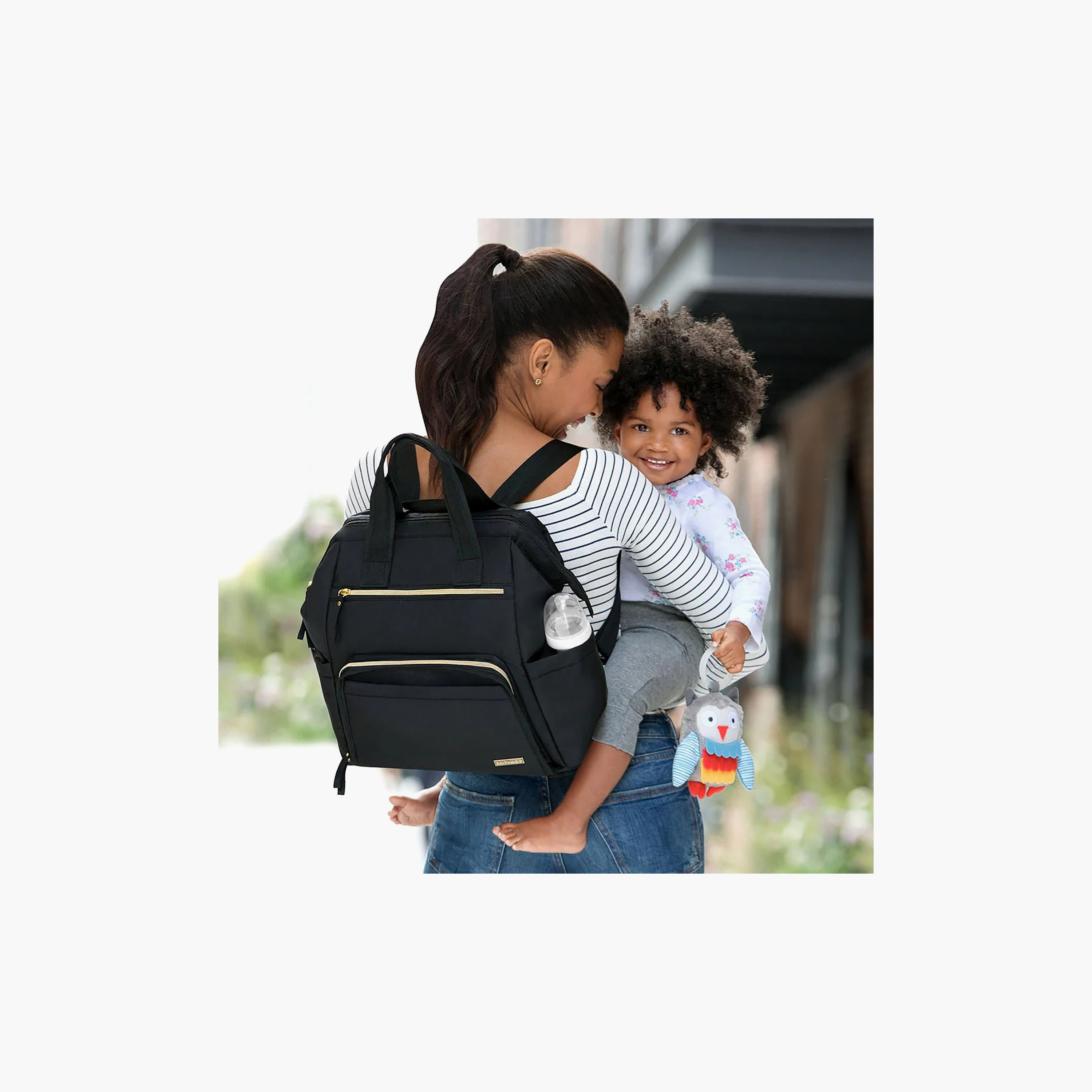 SkipHop Solid Diaper Backpack with Padded Shoulder Straps-baby-diapering-diaperbags-image-5