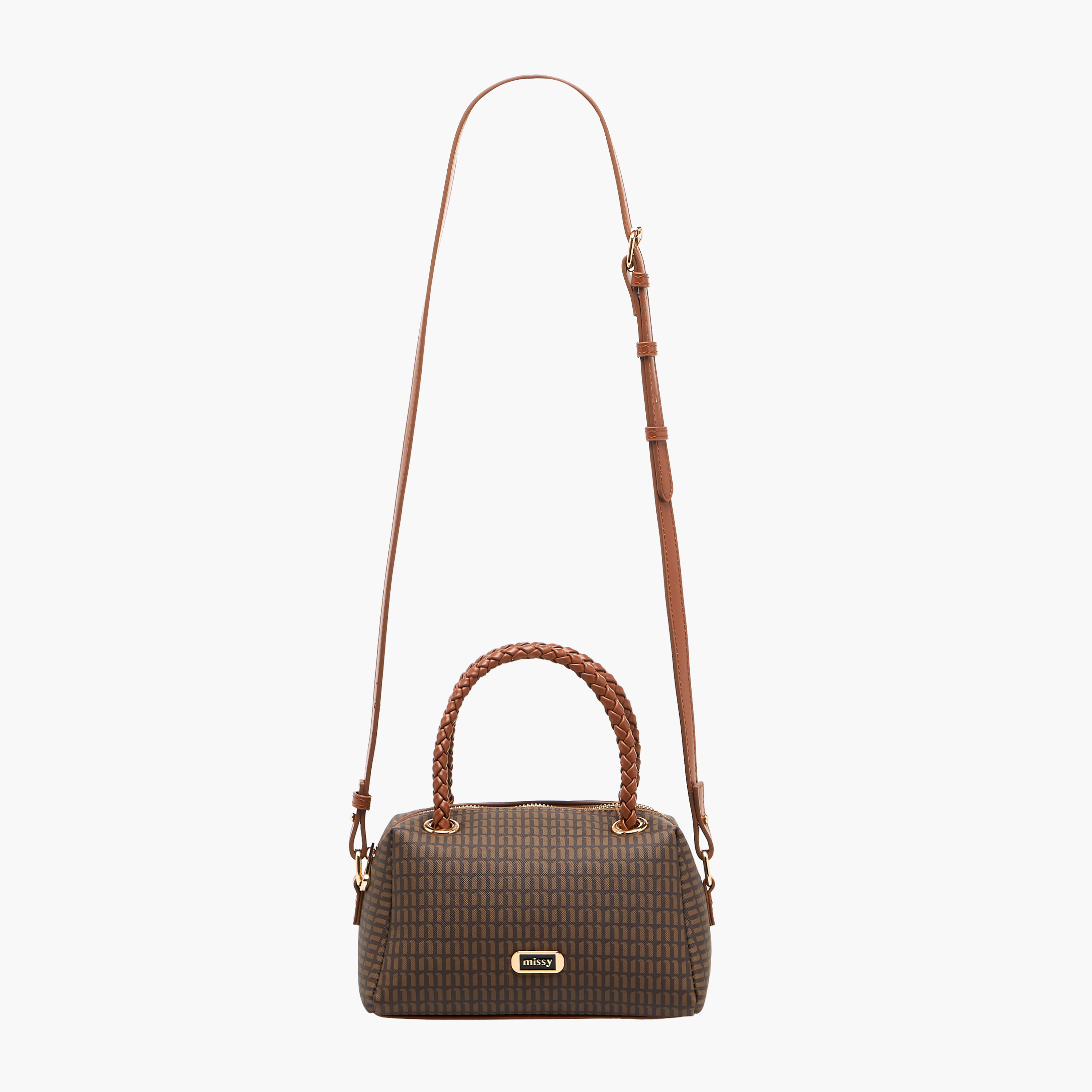 Missy Monogram Print Tote Bag with Braided Double Handle-women-bagsandwallets-handbags-image-3