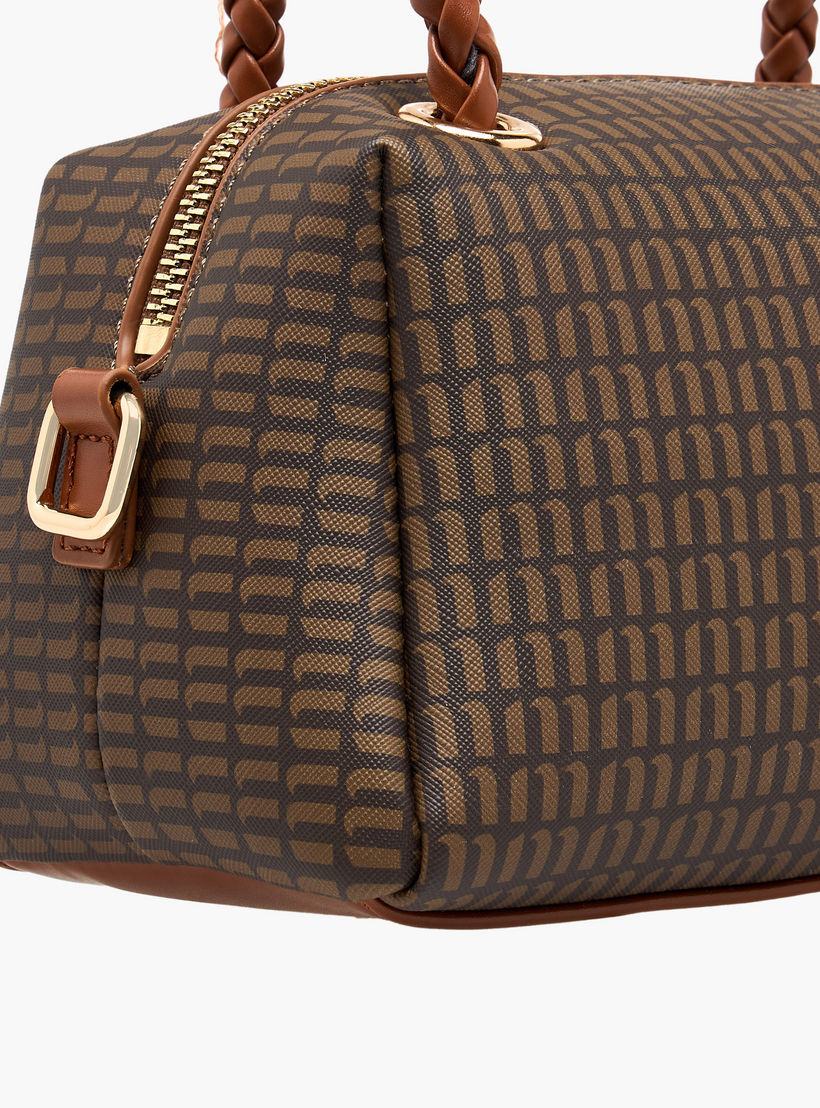 Missy Monogram Print Tote Bag with Braided Double Handle-women-bagsandwallets-handbags-image-6