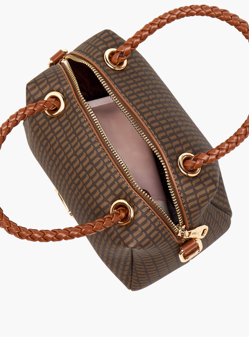 Missy Monogram Print Tote Bag with Braided Double Handle-women-bagsandwallets-handbags-image-8