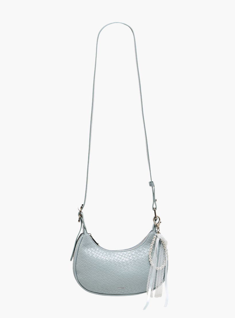 شنطة كتف بارزة الملمس بدلاية لؤلؤ وشريط من ميسي-women-bagsandwallets-handbags-image-3