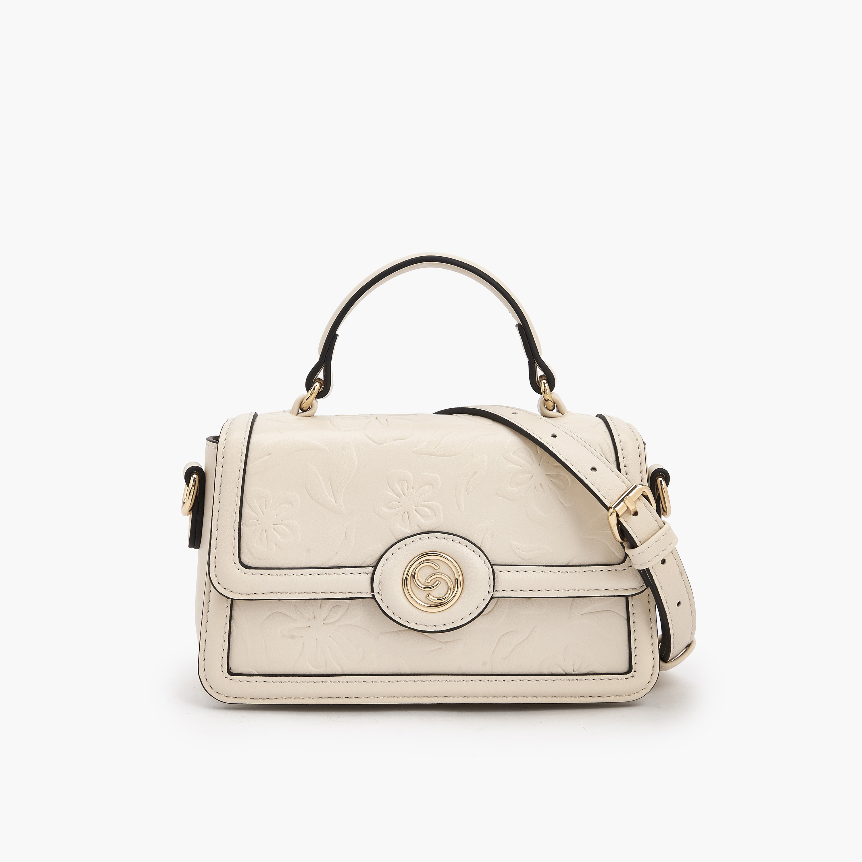 شنطة ساتشيل بنقوش زهرية وبمقبض من سيليست-women-bagsandwallets-handbags-image-1