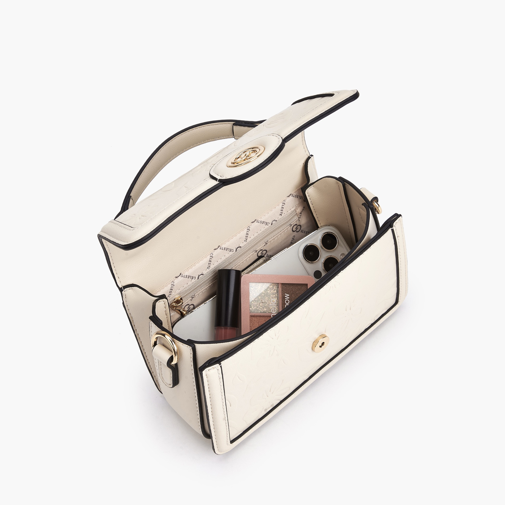 شنطة ساتشيل بنقوش زهرية وبمقبض من سيليست-women-bagsandwallets-handbags-image-7
