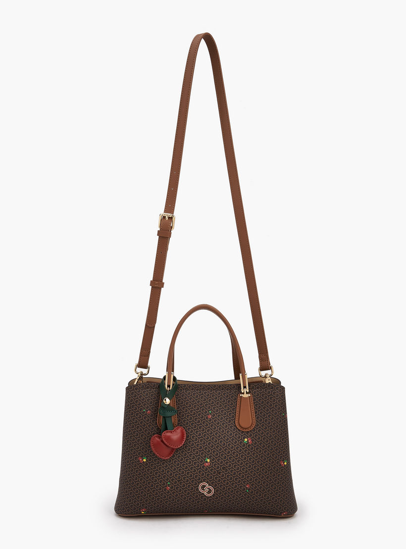 شنطة توتي بمقابض مزدوجة وطبعات كرز مونوجرام من سيليست-women-bagsandwallets-handbags-image-3