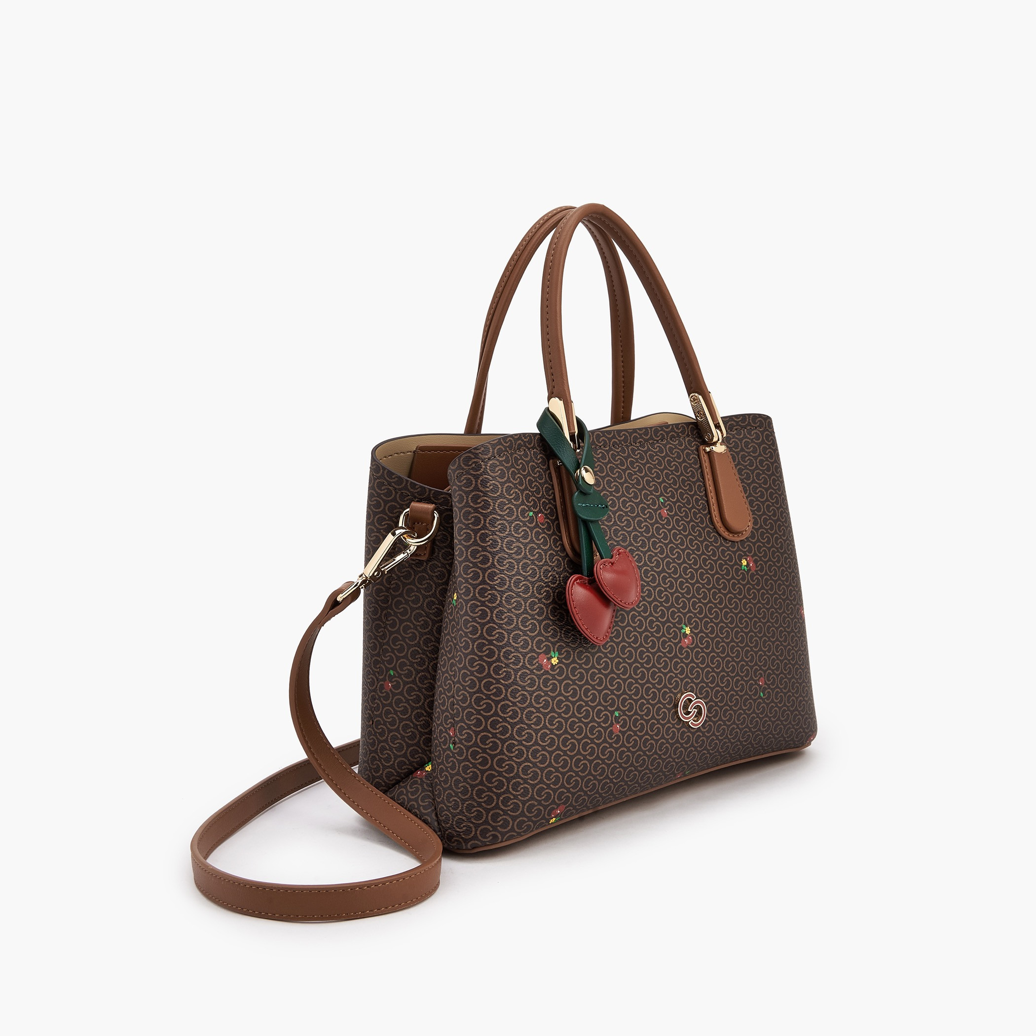 شنطة توتي بمقابض مزدوجة وطبعات كرز مونوجرام من سيليست-women-bagsandwallets-handbags-image-4