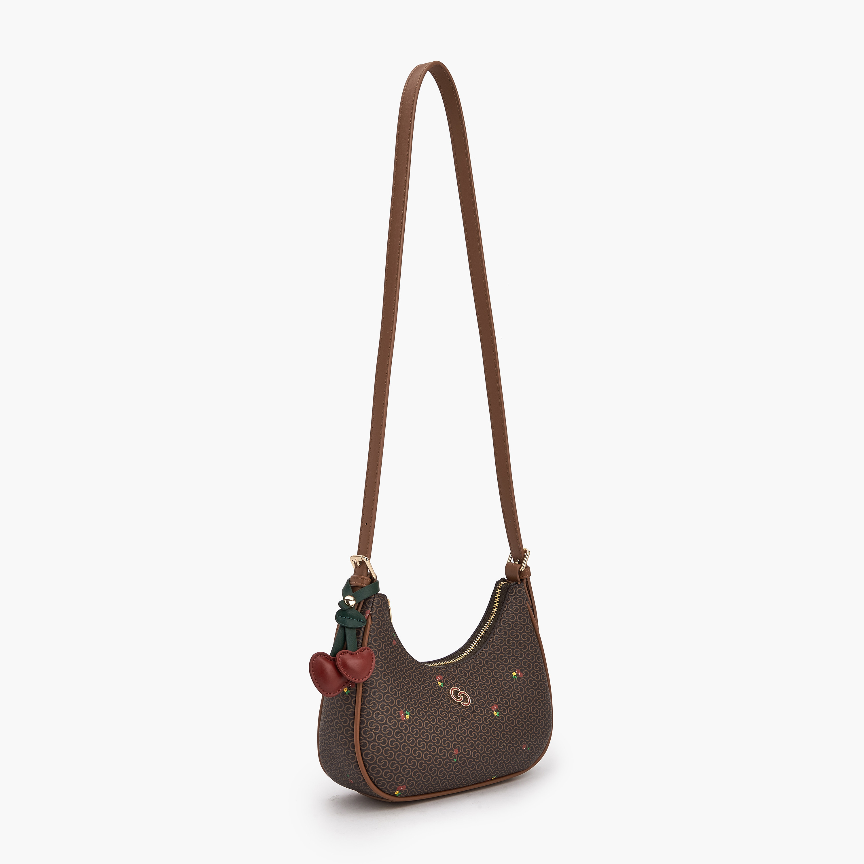 Celeste Monogram Cherry Print Shoulder Bag with Handle-women-bagsandwallets-handbags-image-3