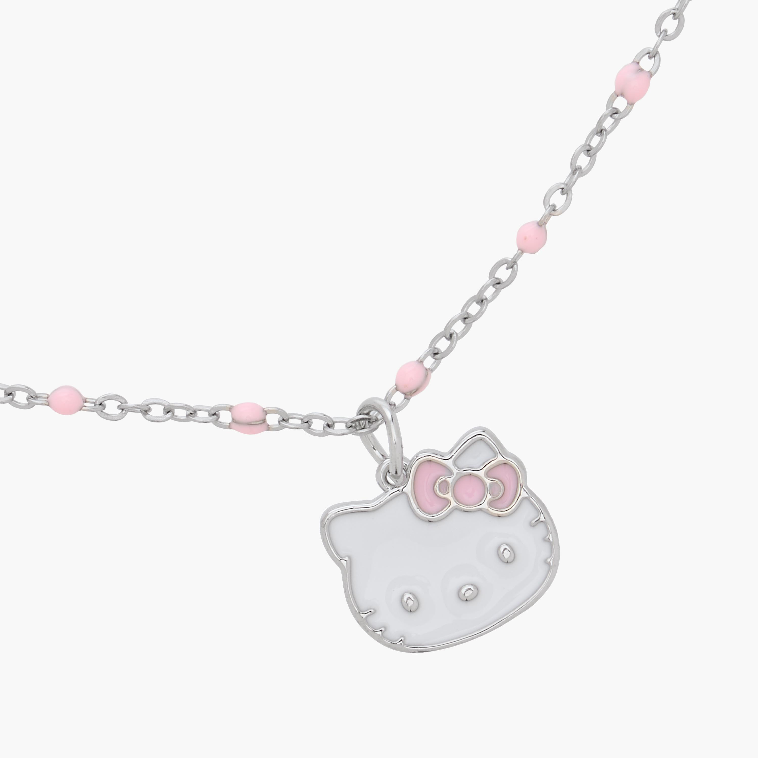 Hello Kitty Pendant Necklace with Lobster Clasp Closure-girls-accessories-jewellery-image-3