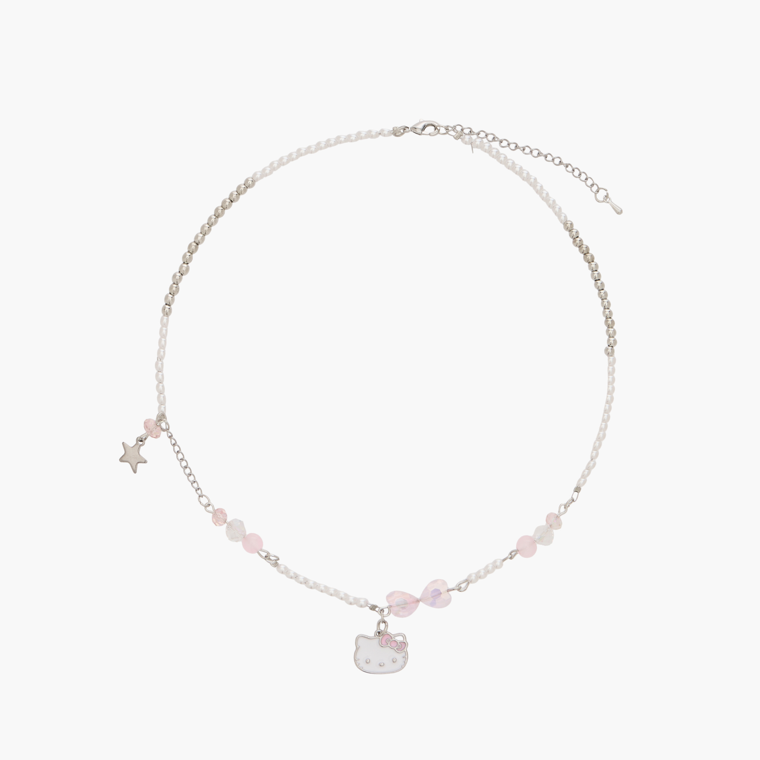 Hello Kitty Pendant Necklace with Lobster Clasp Closure-girls-accessories-jewellery-image-1