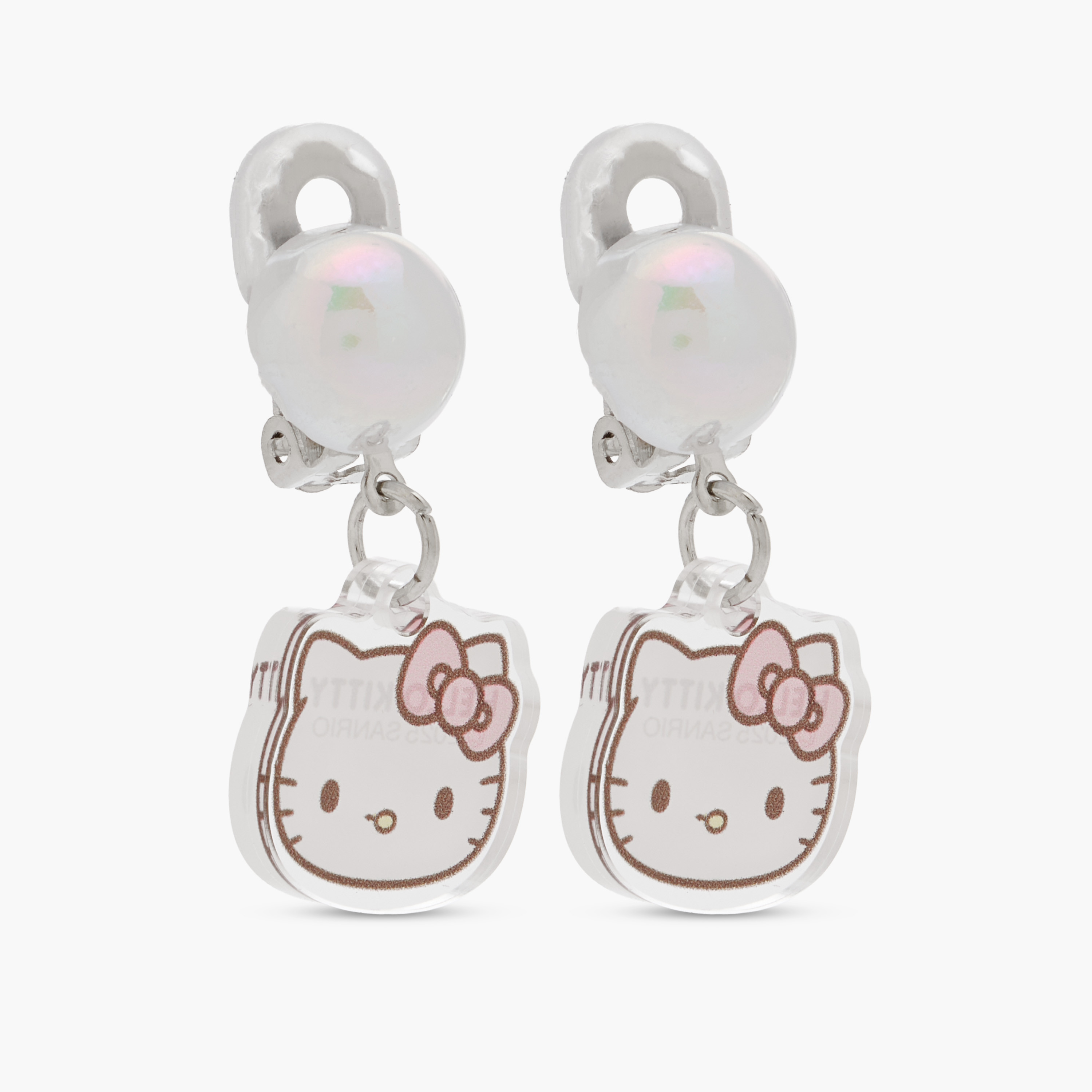 Hello Kitty Earrings with Clip-On Clasp-girls-accessories-jewellery-image-2