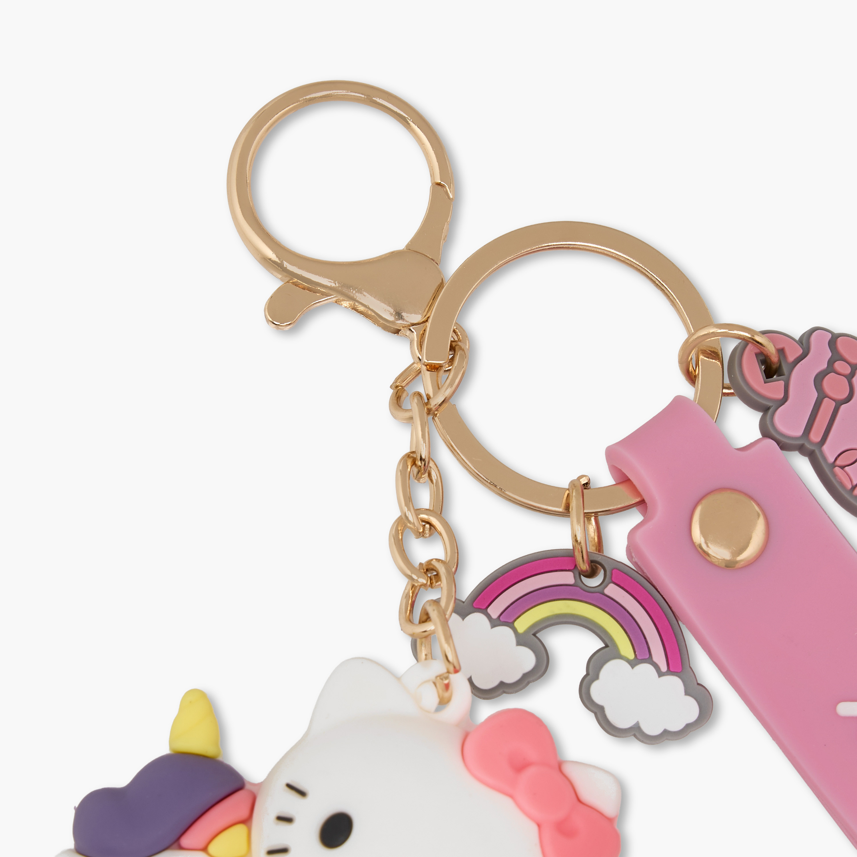 Hello Kitty Keychain with Unicorn Charm-girls-accessories-keyringsandbagcharms-image-4