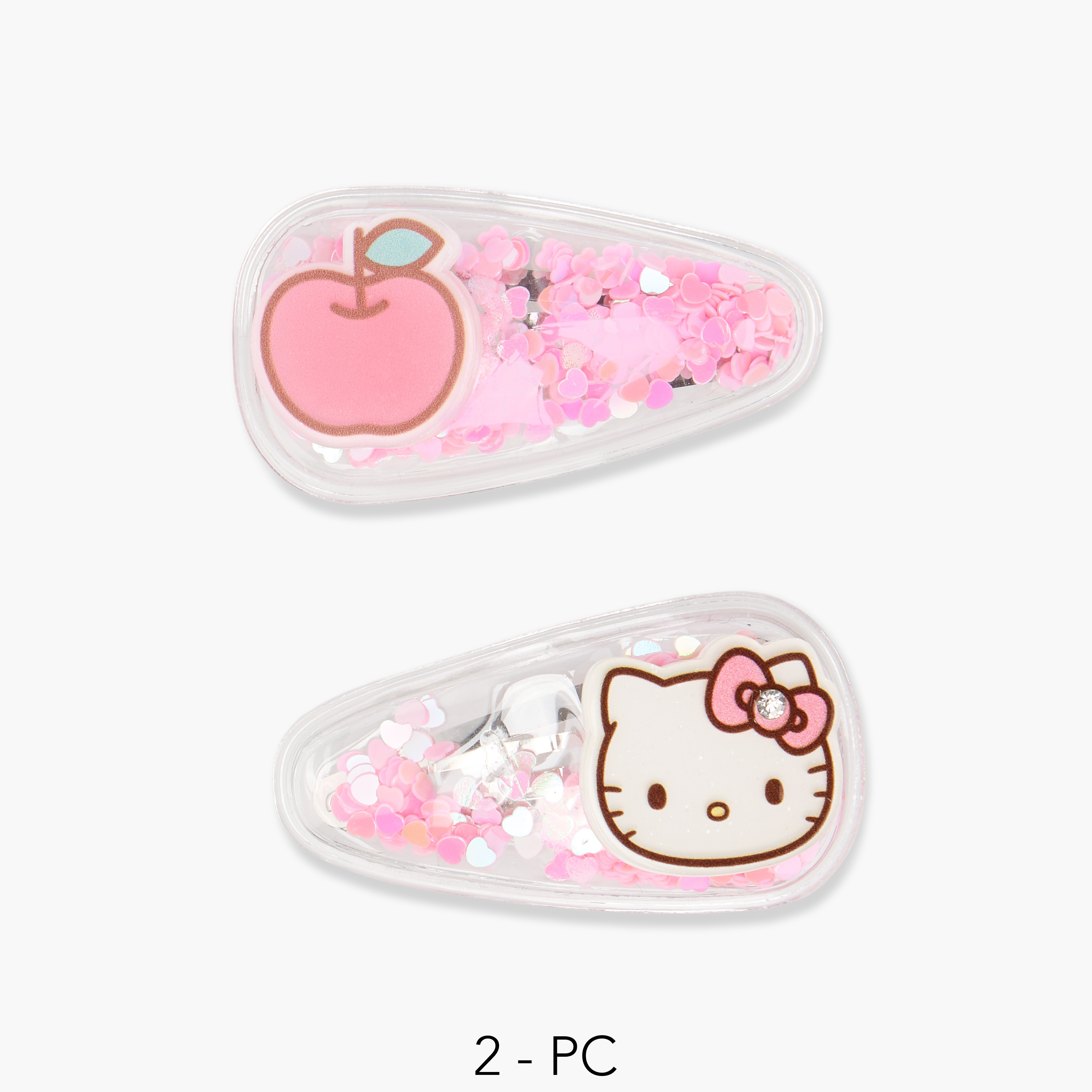 Pack of 2 Hello Kitty Hair Clip with Print-girls-accessories-hairaccessories-image-1