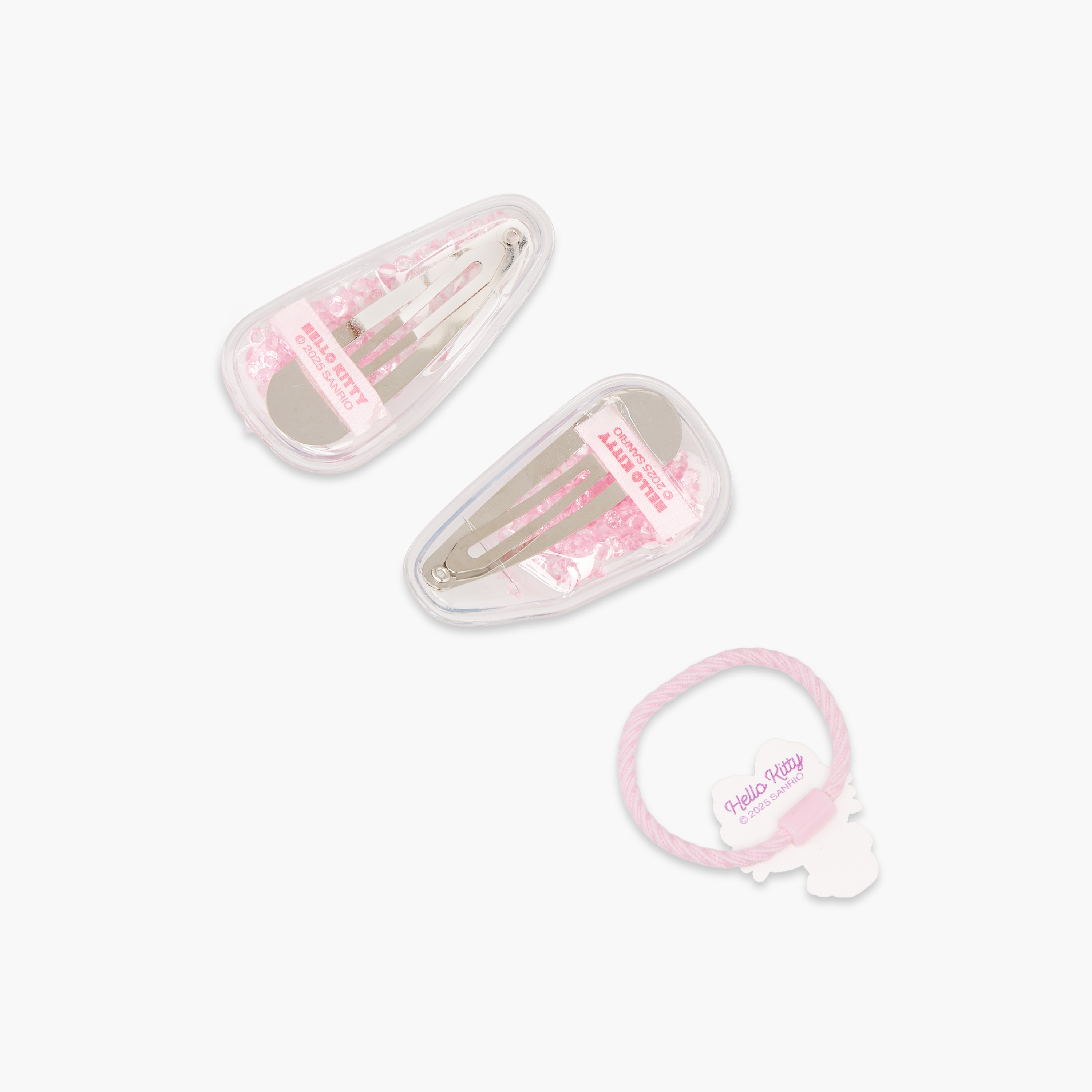 Set of 3 Hello Kitty Hair Clip with Hair Tie-girls-accessories-hairaccessories-image-3