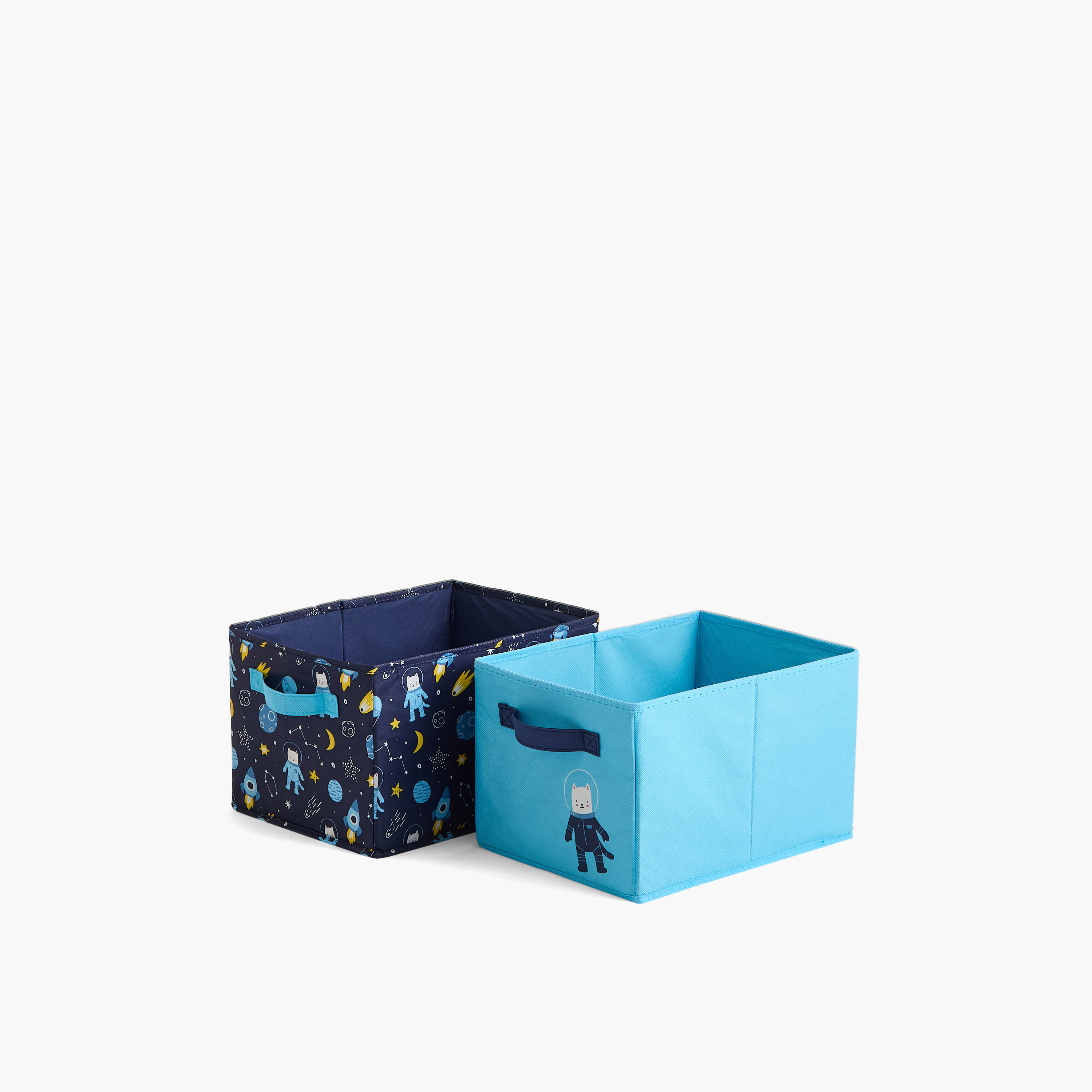 Pack of 2 Juniors Foldable Storage Box with Fun Print-baby-nursery-furniture-wardrobesandstorage-image-4