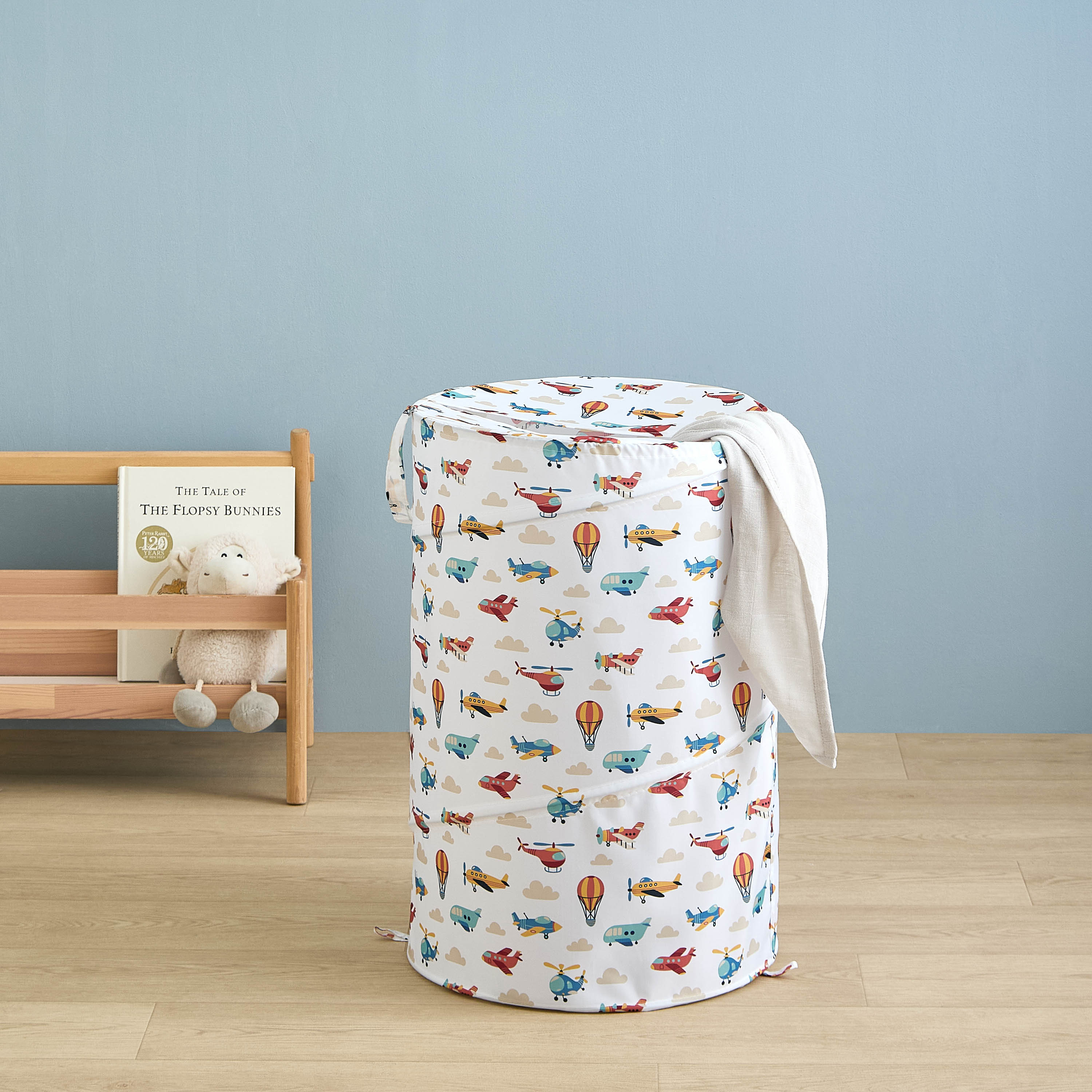 Juniors Pop Up Laundry Hamper with Fun Print-baby-nursery-furniture-wardrobesandstorage-image-1