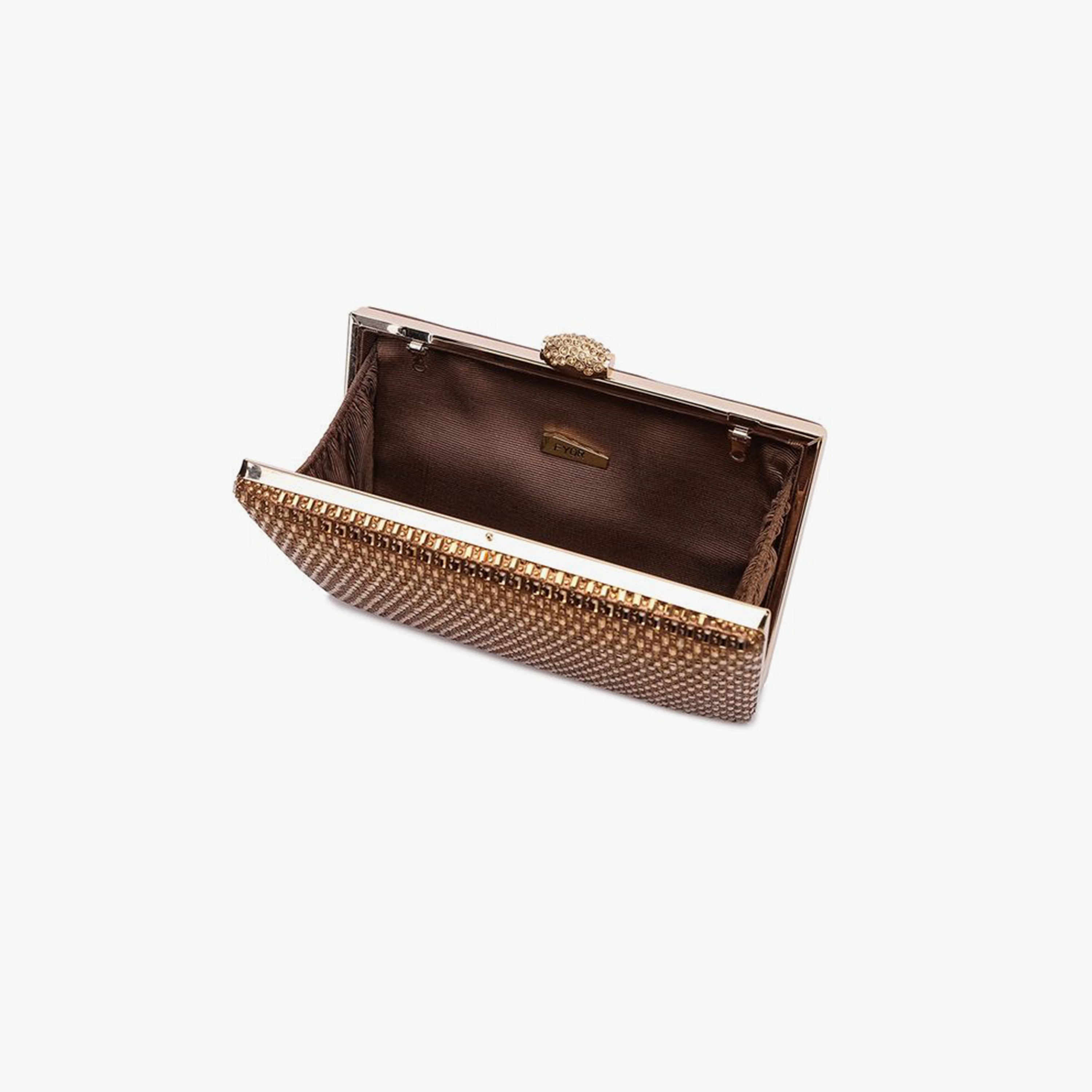 فايور - شنطة يد مزخرفة بقفل لولبي وحزام قابل للفصل | 20 × 3.5 × 12 سم-women-bagsandwallets-handbags-image-7
