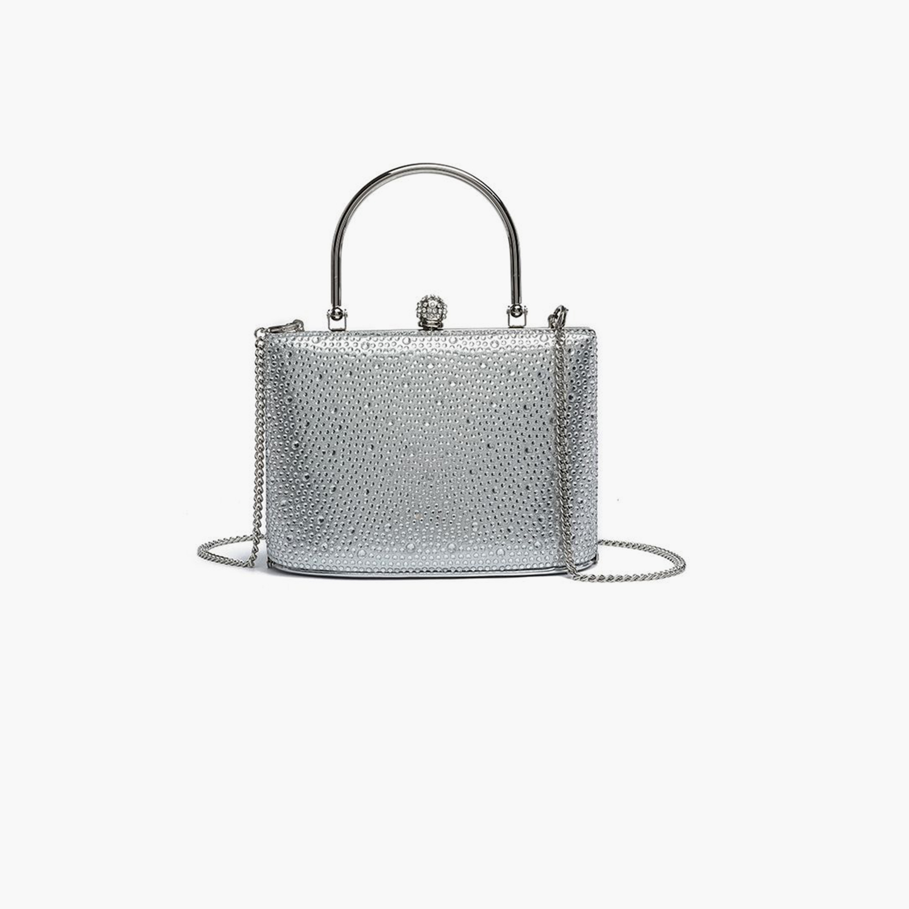 FYOR Embellished Shoulder Bag with Twist Lock and Detachable Strap | 20 X 3.5 X 12 CM-women-bagsandwallets-handbags-image-1