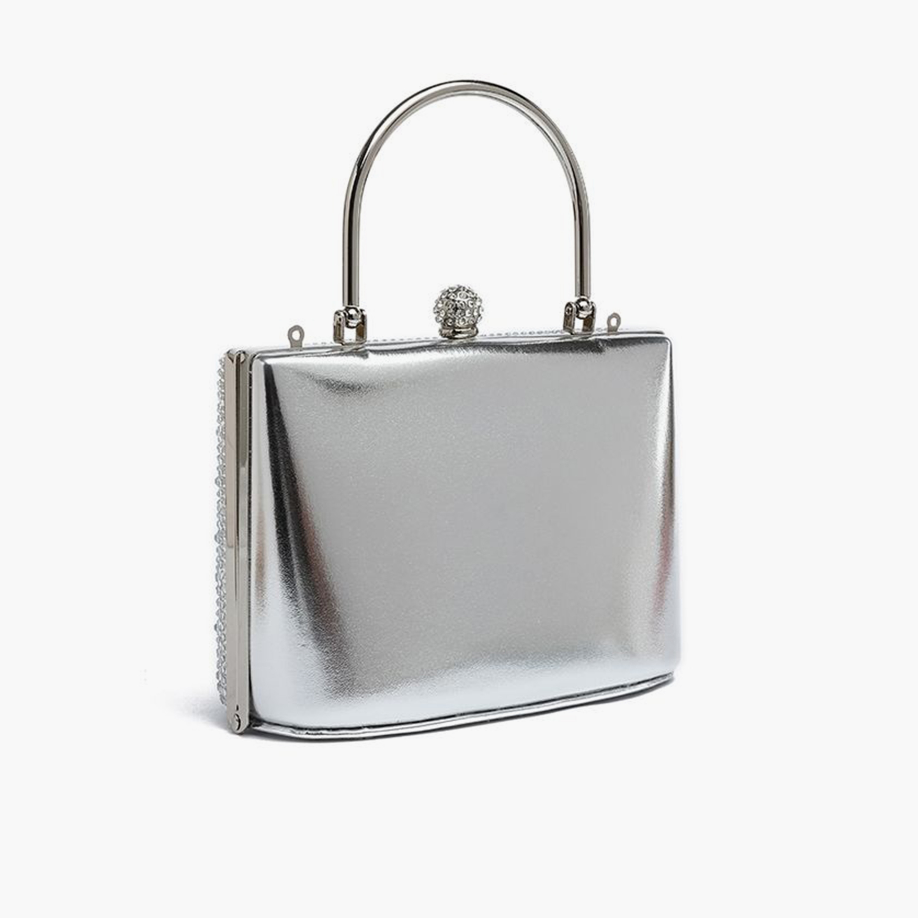 FYOR Embellished Shoulder Bag with Twist Lock and Detachable Strap | 20 X 3.5 X 12 CM-women-bagsandwallets-handbags-image-2