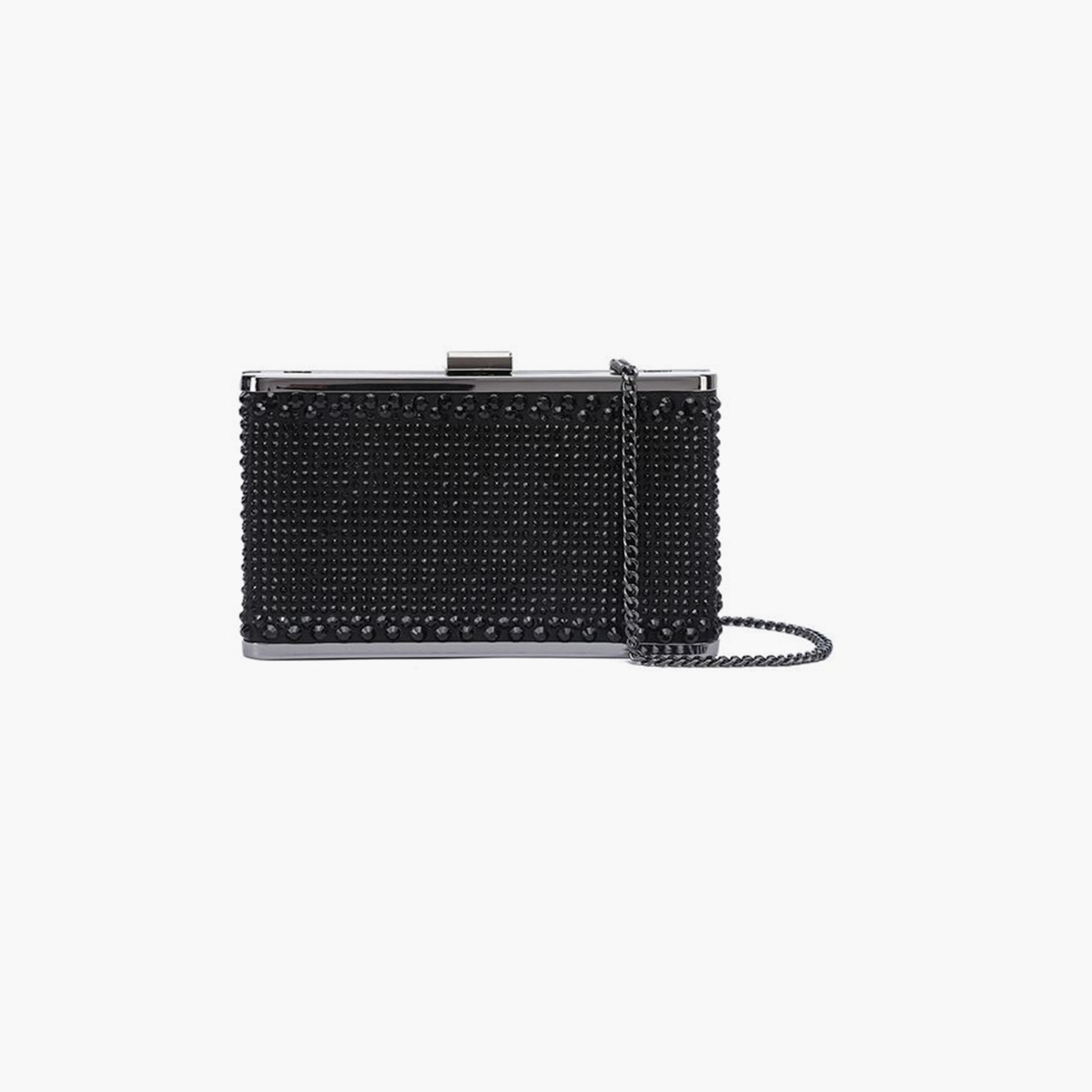 FYOR Embellished Clutch with Twist Lock and Detachable Strap | 18 X 4.5 X 11 CM-women-bagsandwallets-handbags-image-1