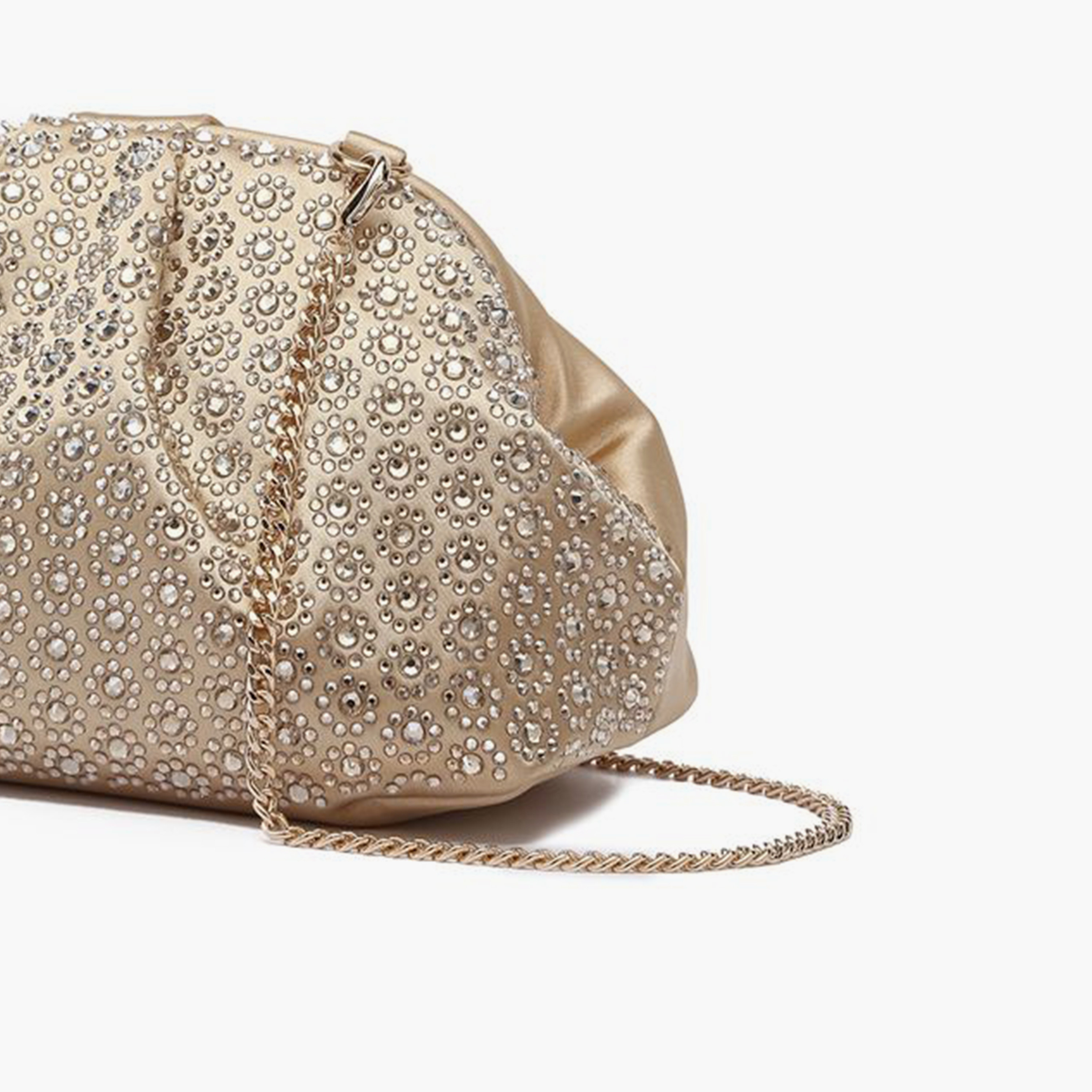 FYOR Embellished Clutch with Magnetic closure and Detachable Strap | 26 X 8.5 X 14 CM-women-bagsandwallets-handbags-image-4