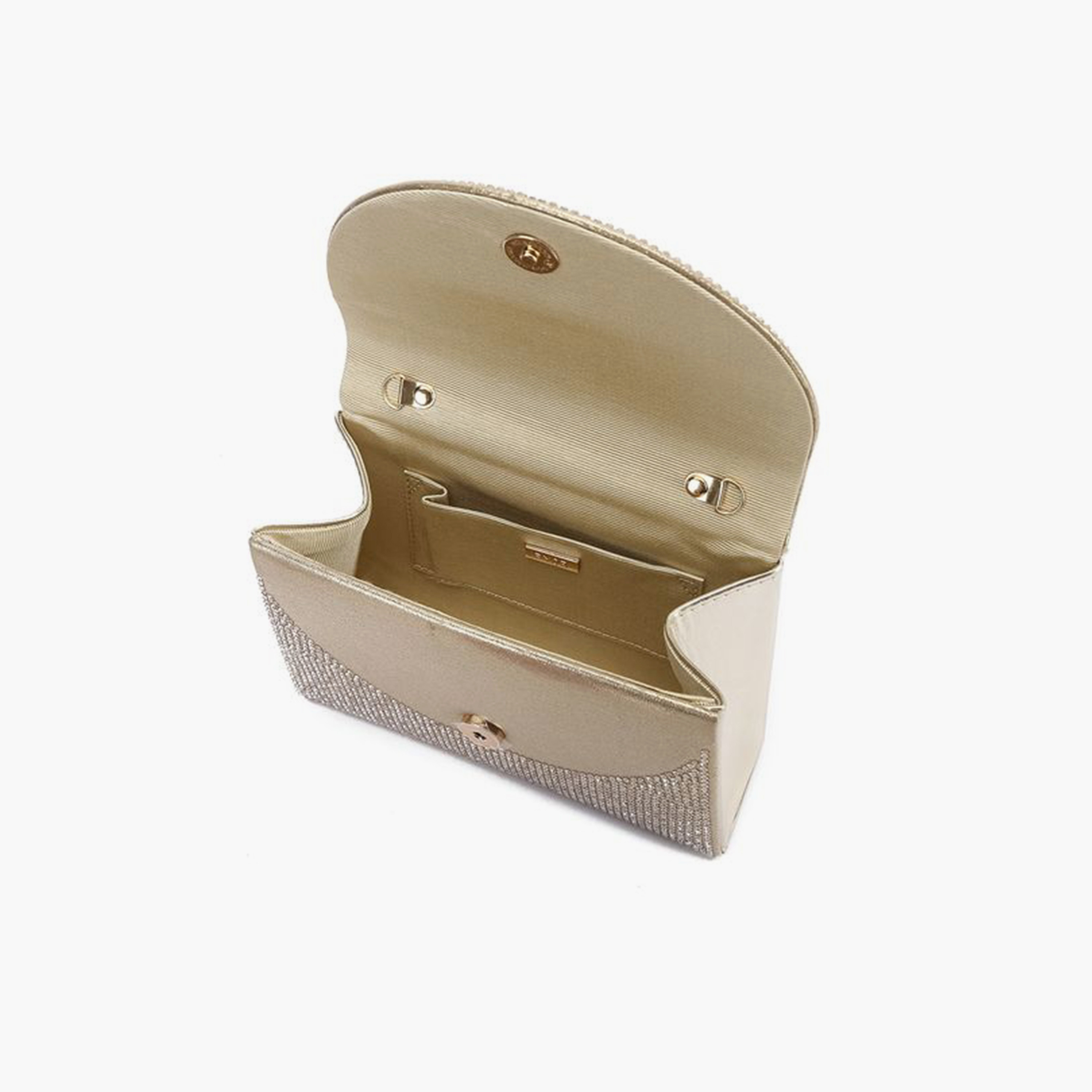 FYOR Embellished Clutch with Flap and Detachable Strap | 20 X 6 X 14 CM-women-bagsandwallets-handbags-image-3