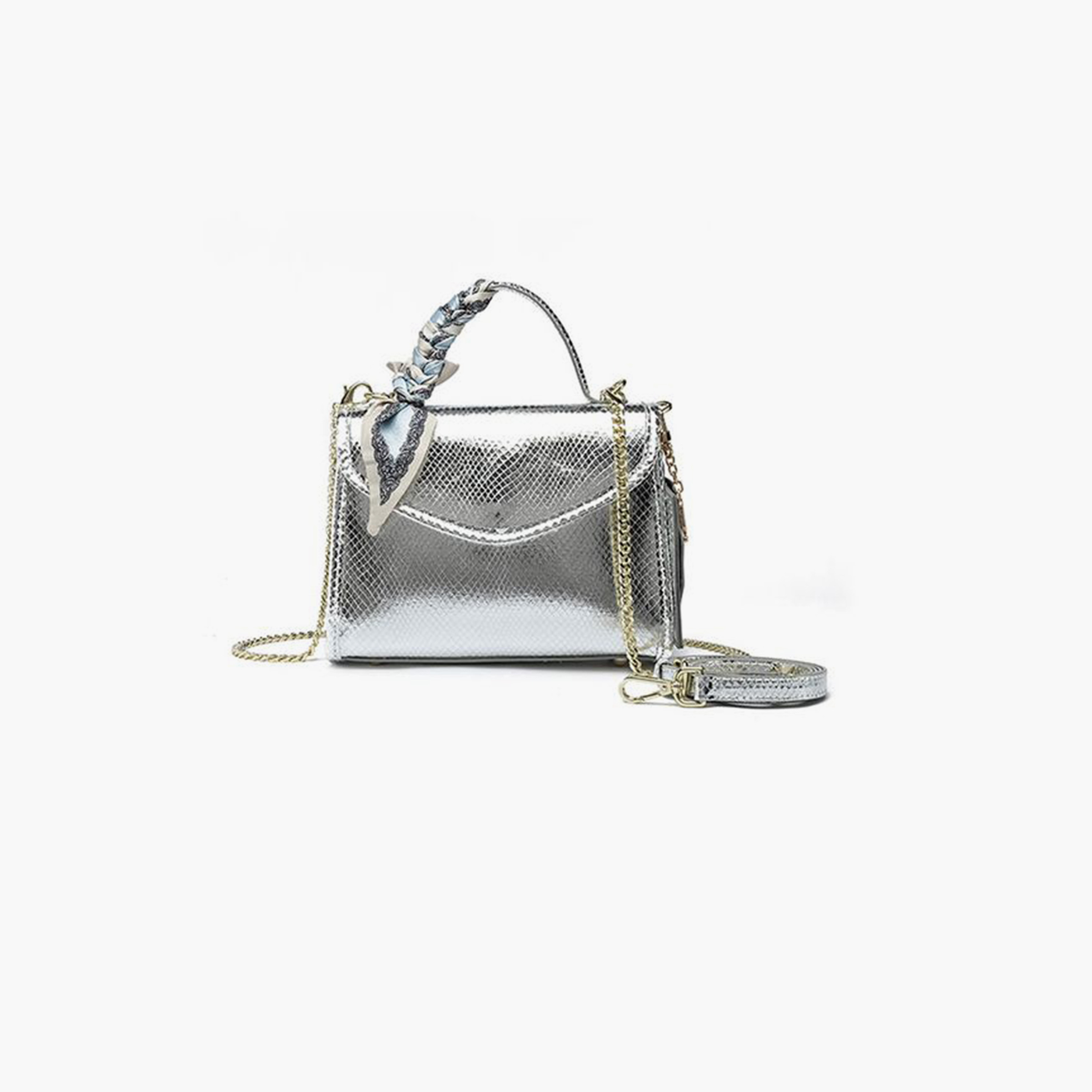 FYOR Textured Crossbody Bag with Flap and Detachable Strap | 22.5 X 7 X 16 CM-women-bagsandwallets-handbags-image-1