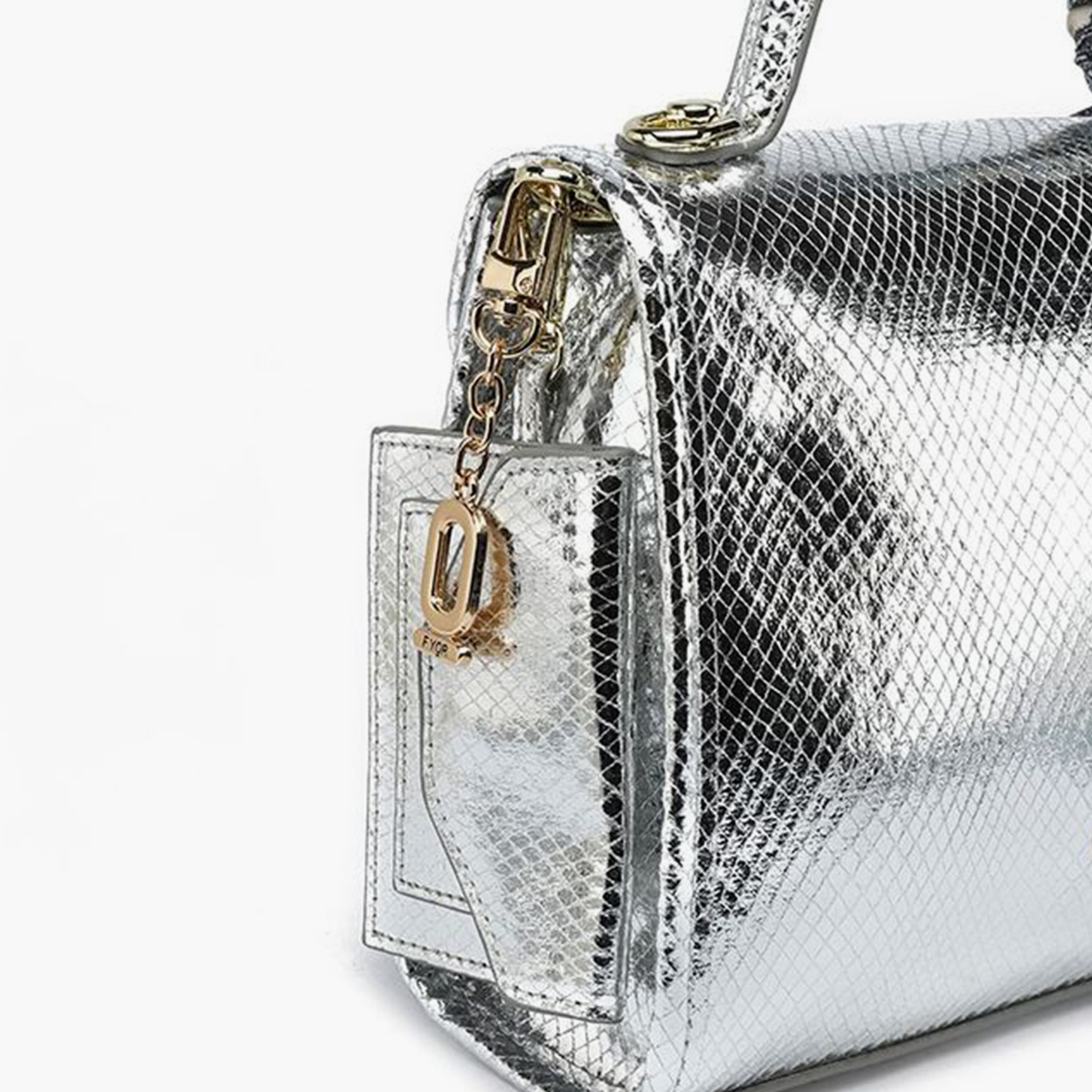 FYOR Textured Crossbody Bag with Flap and Detachable Strap | 22.5 X 7 X 16 CM-women-bagsandwallets-handbags-image-4