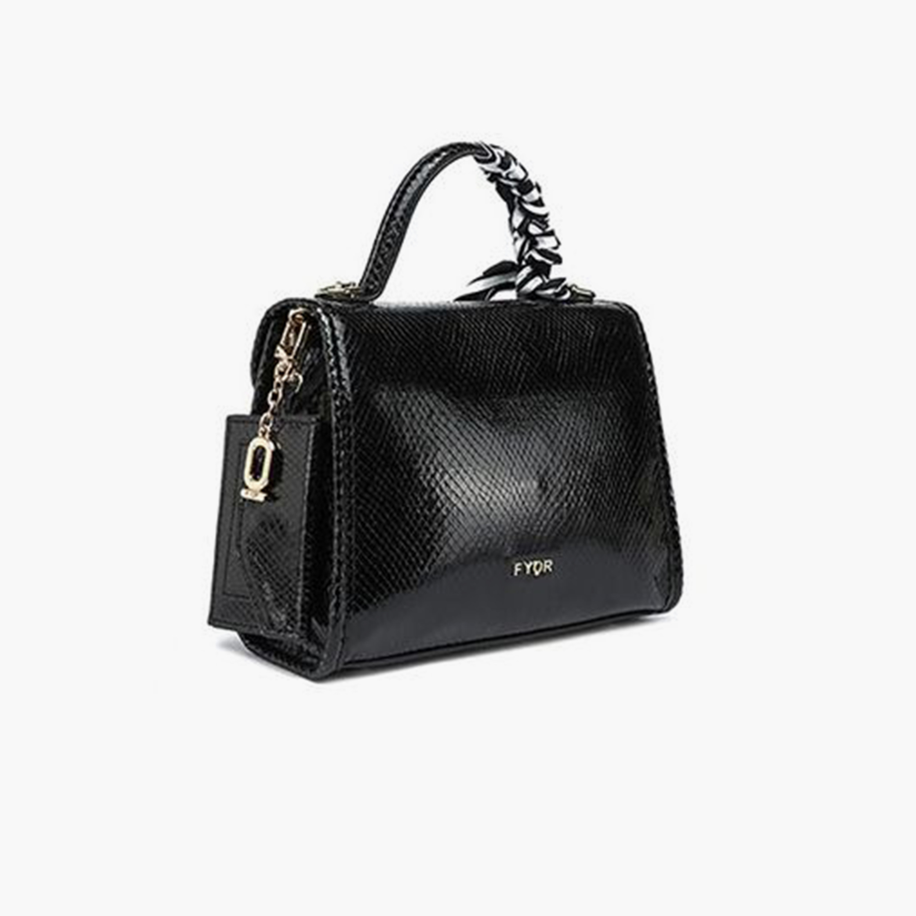 FYOR Textured Crossbody Bag with Flap and Detachable Strap | 22.5 X 7 X 16 CM-women-bagsandwallets-handbags-image-6