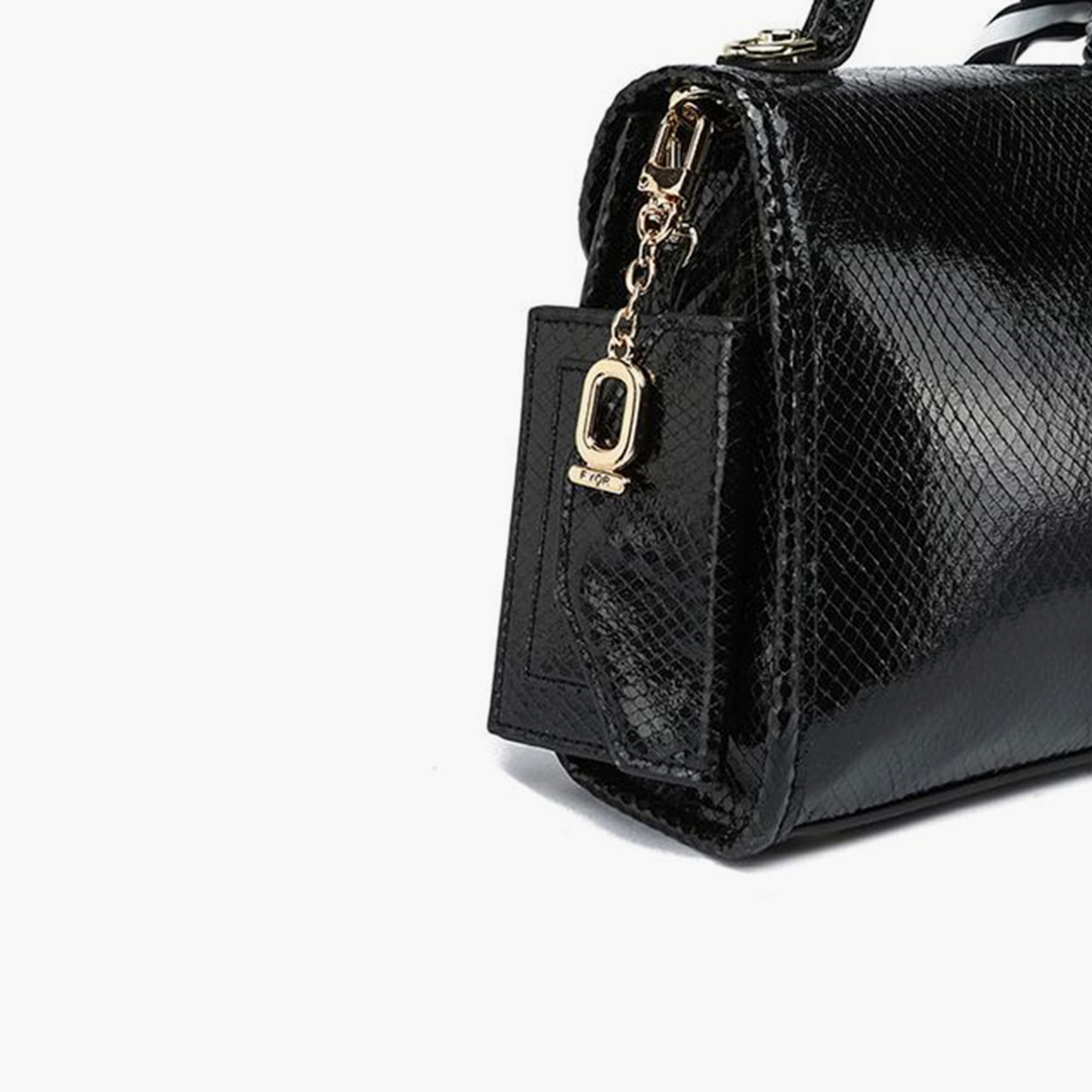 FYOR Textured Crossbody Bag with Flap and Detachable Strap | 22.5 X 7 X 16 CM-women-bagsandwallets-handbags-image-8