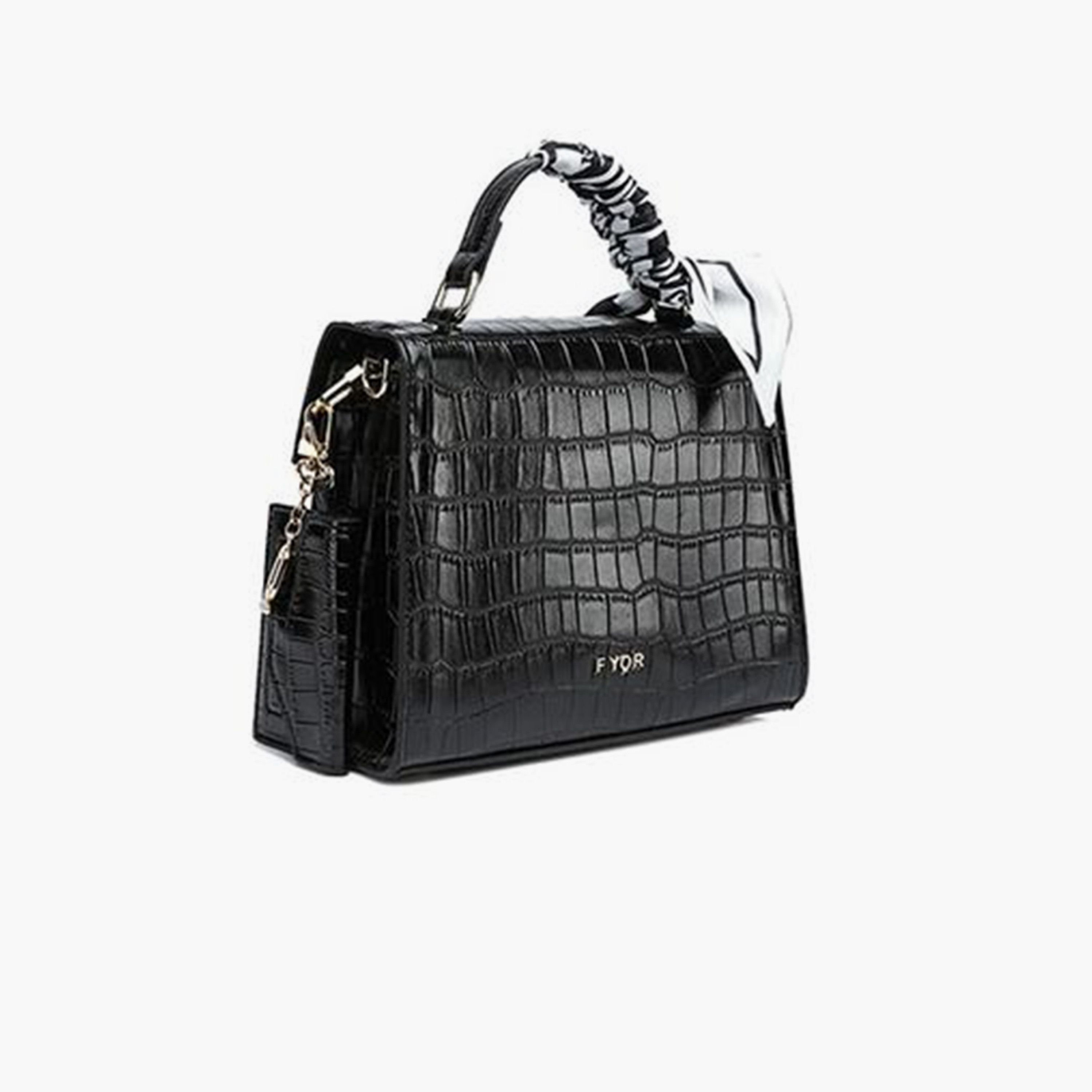 فايور - شنطة كروس بطبعة حيوانية مع غطاء وحزام قابل للفصل | 21 × 8 × 13 سم-women-bagsandwallets-handbags-image-2