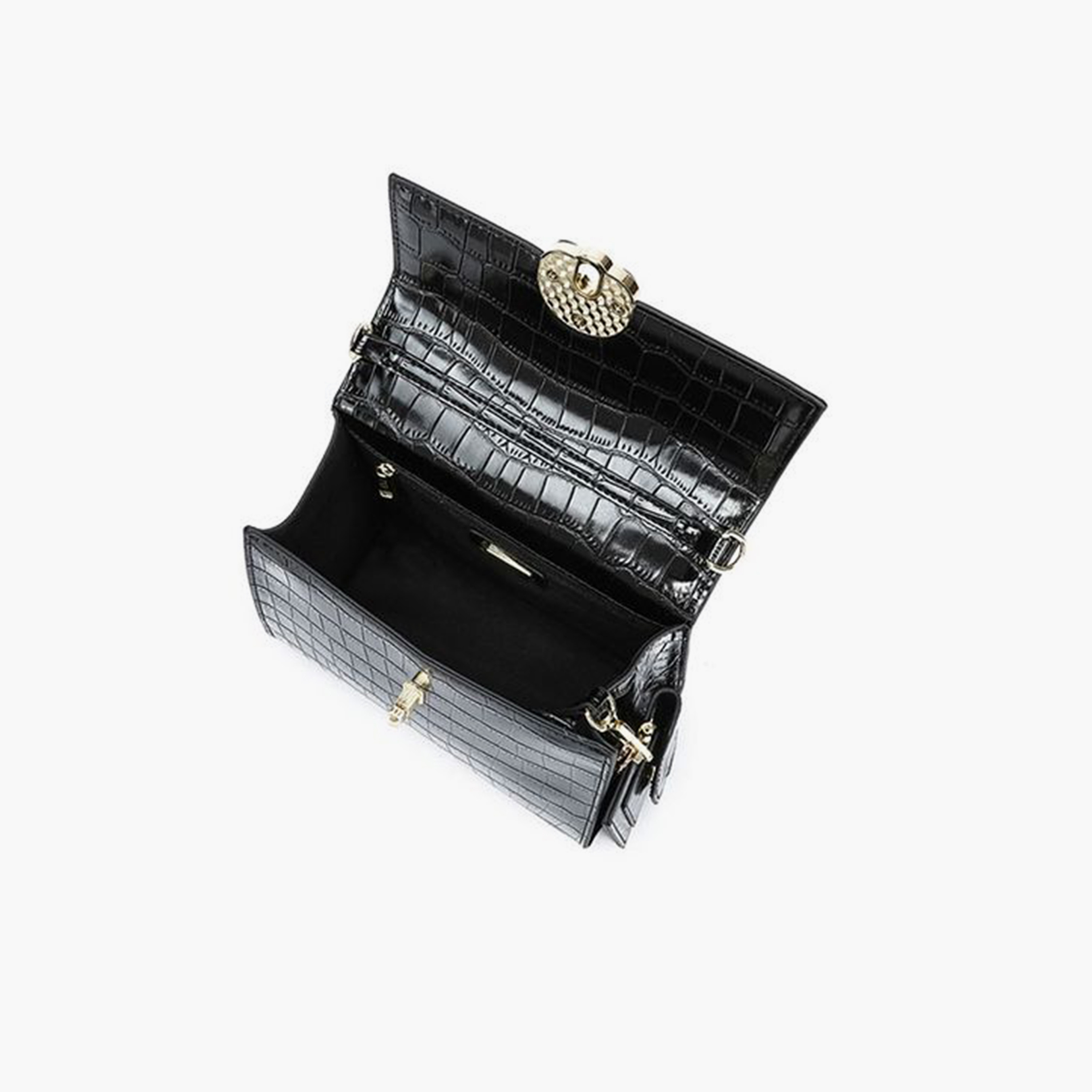 فايور - شنطة كروس بطبعة حيوانية مع غطاء وحزام قابل للفصل | 21 × 8 × 13 سم-women-bagsandwallets-handbags-image-3